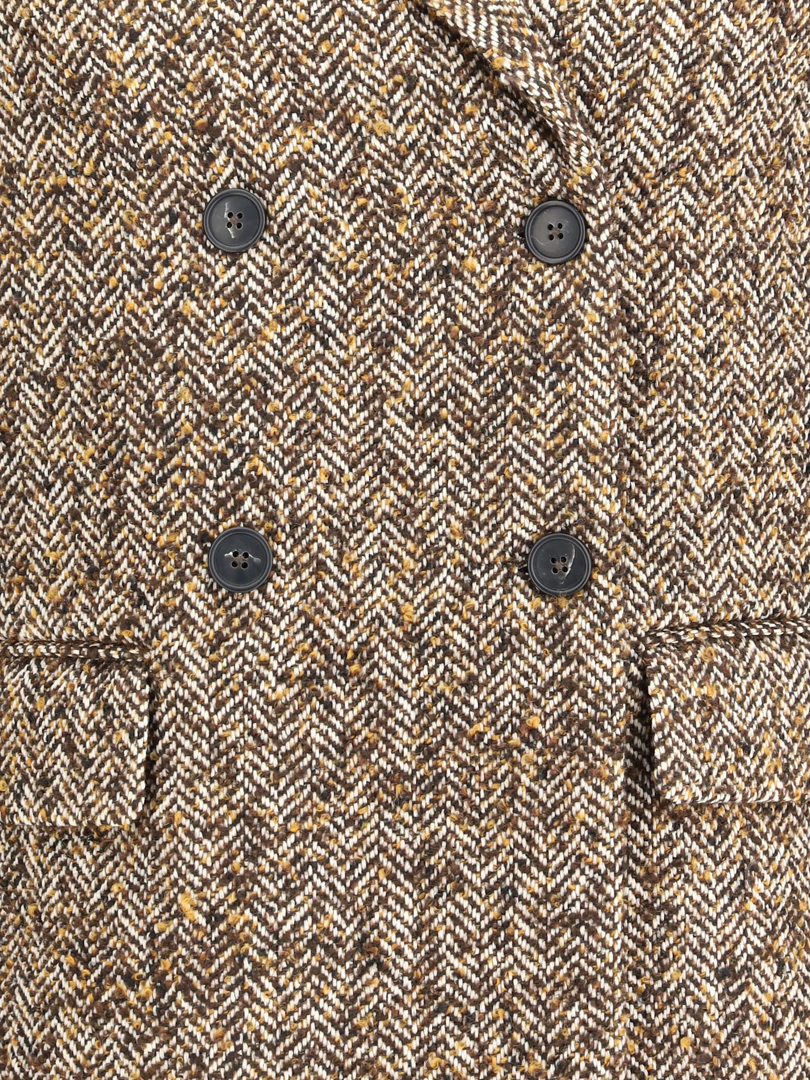 True Royal Vittoria Jacket In Tweed In Brown
