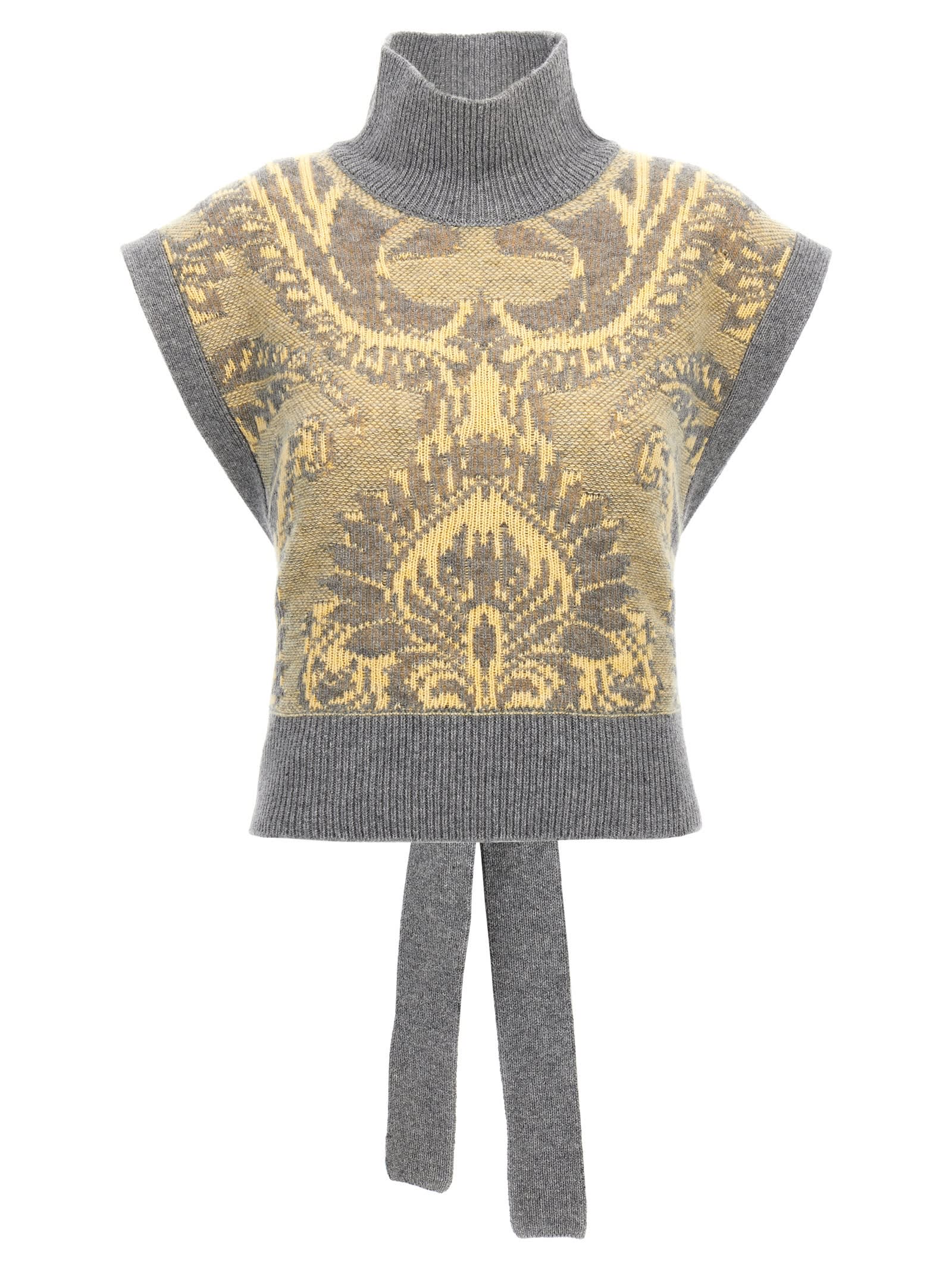 Shop Etro Paisley Vest In Multicolor