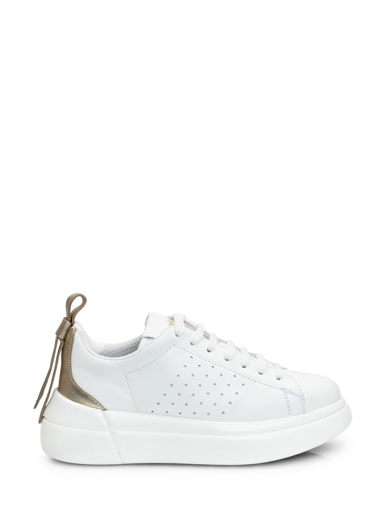 Valentino White & Red Valentino Garavani Dégradé Open Sneakers