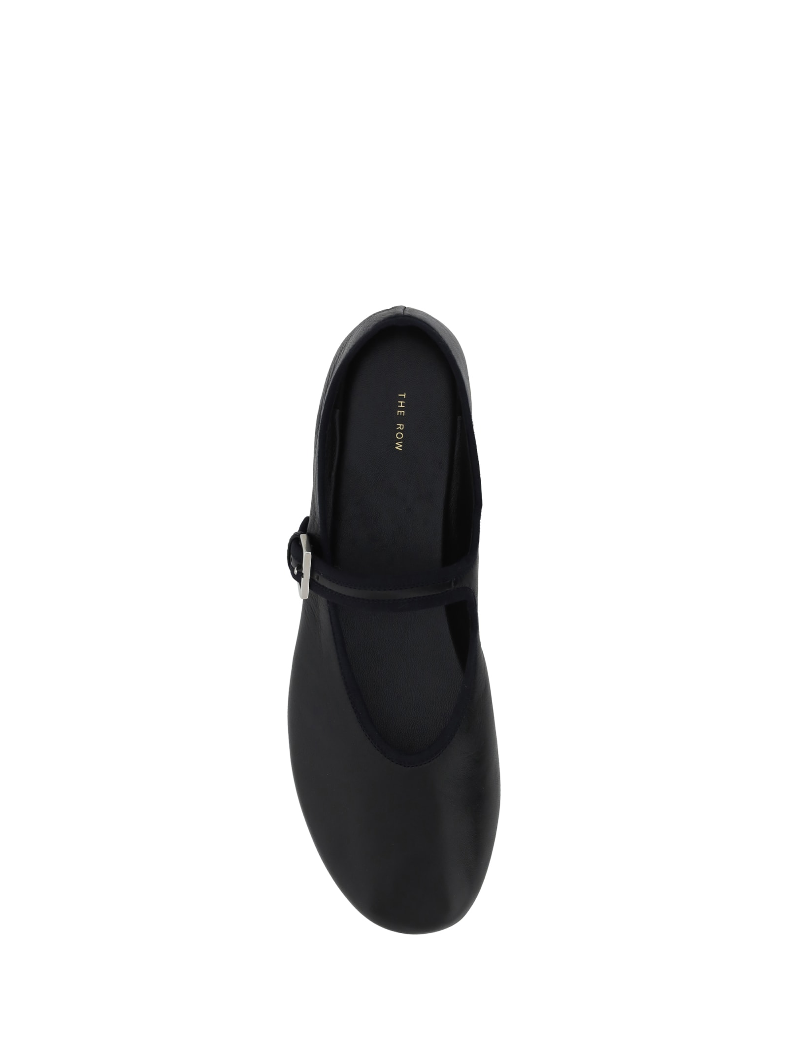 The Row Boheme Mj Ballet Flats In Nappa Leather In Blk Black