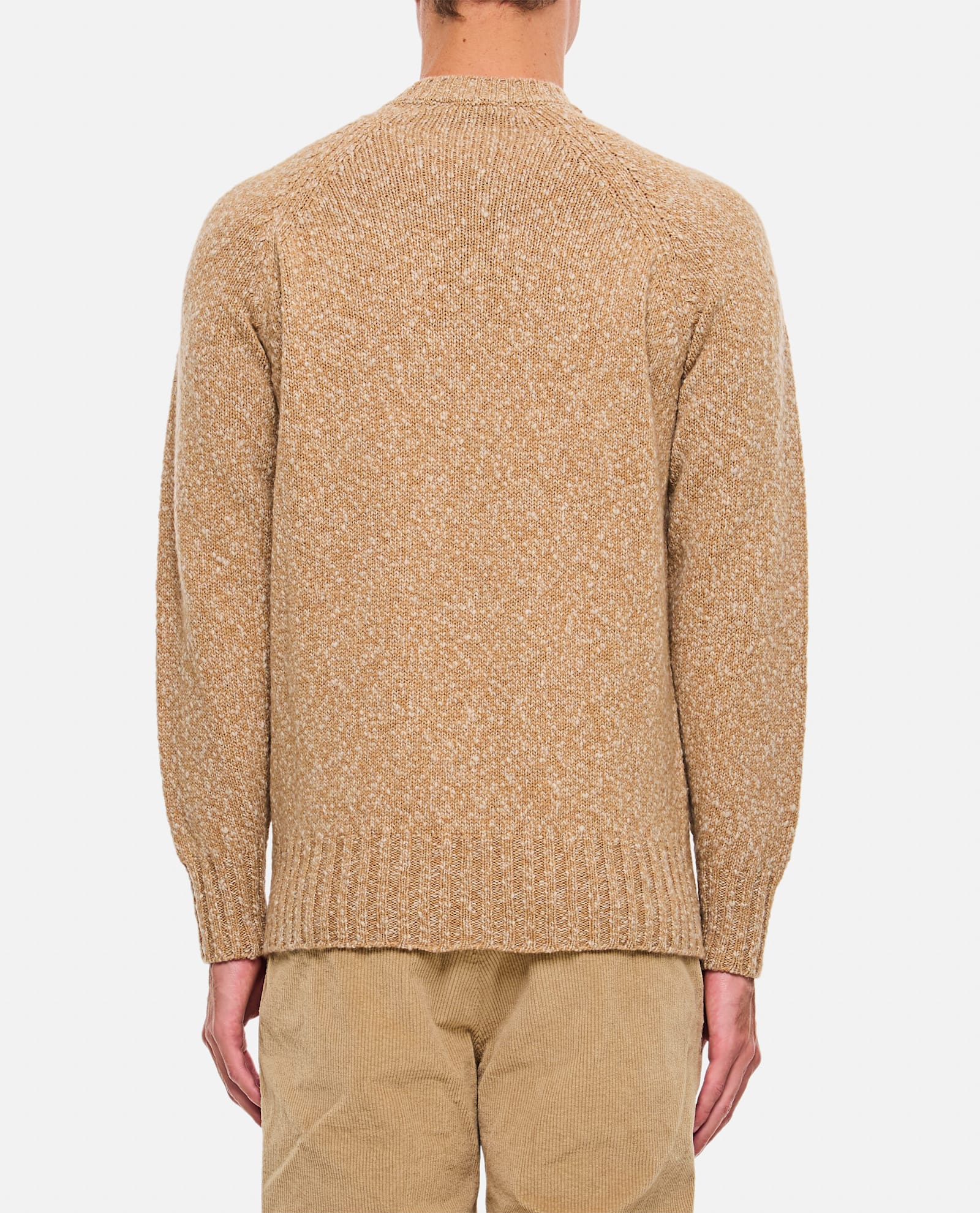 Drumohr Round Neck Sweater In Beige