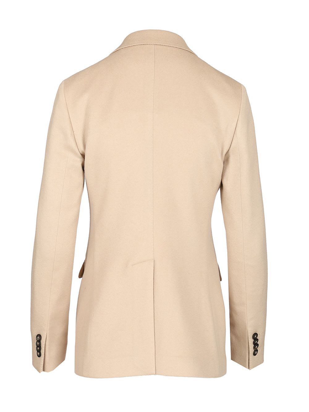 Tagliatore Paris Double-breasted Blazer In Nude