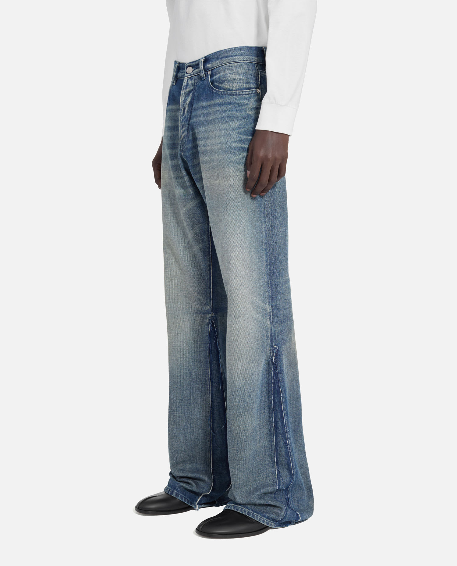 Mm6 Maison Margiela Pants 5 Pockets In Blue