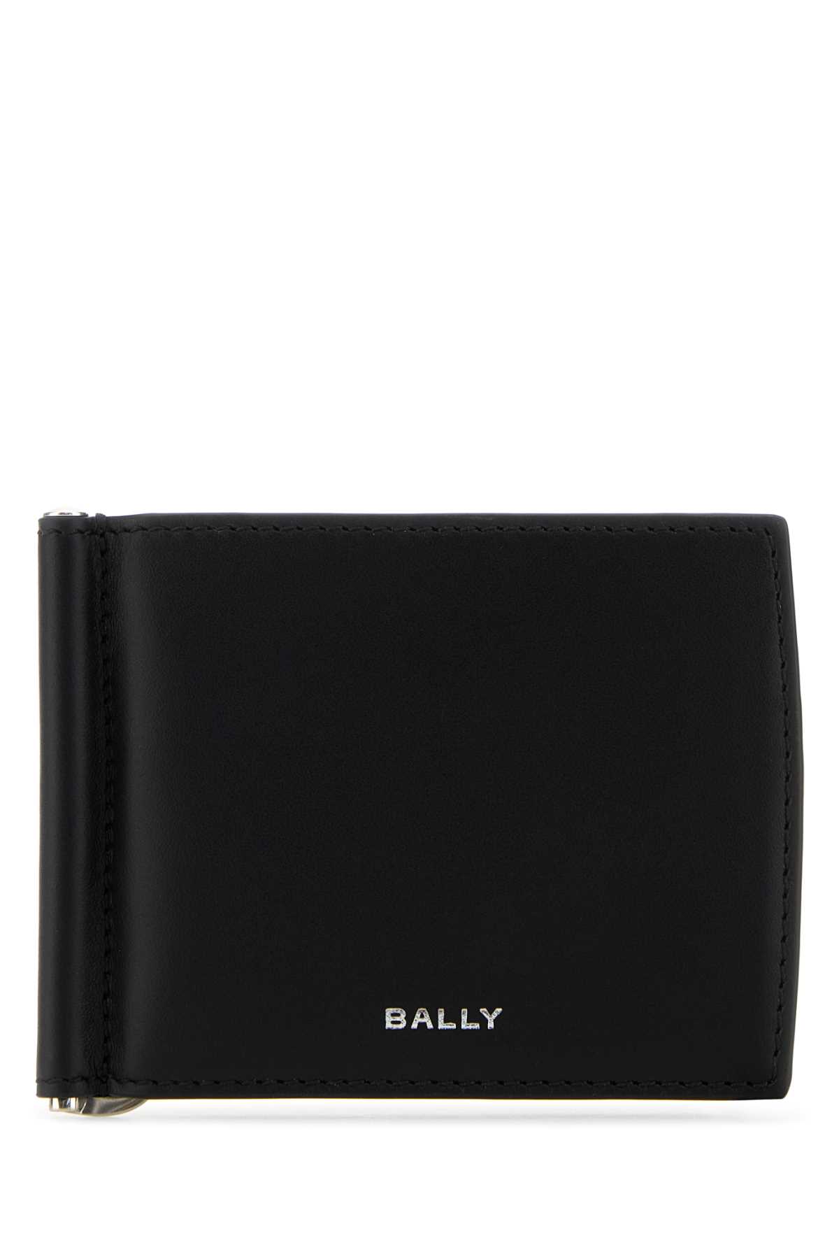 Shop Bally Black Leather Card Holder