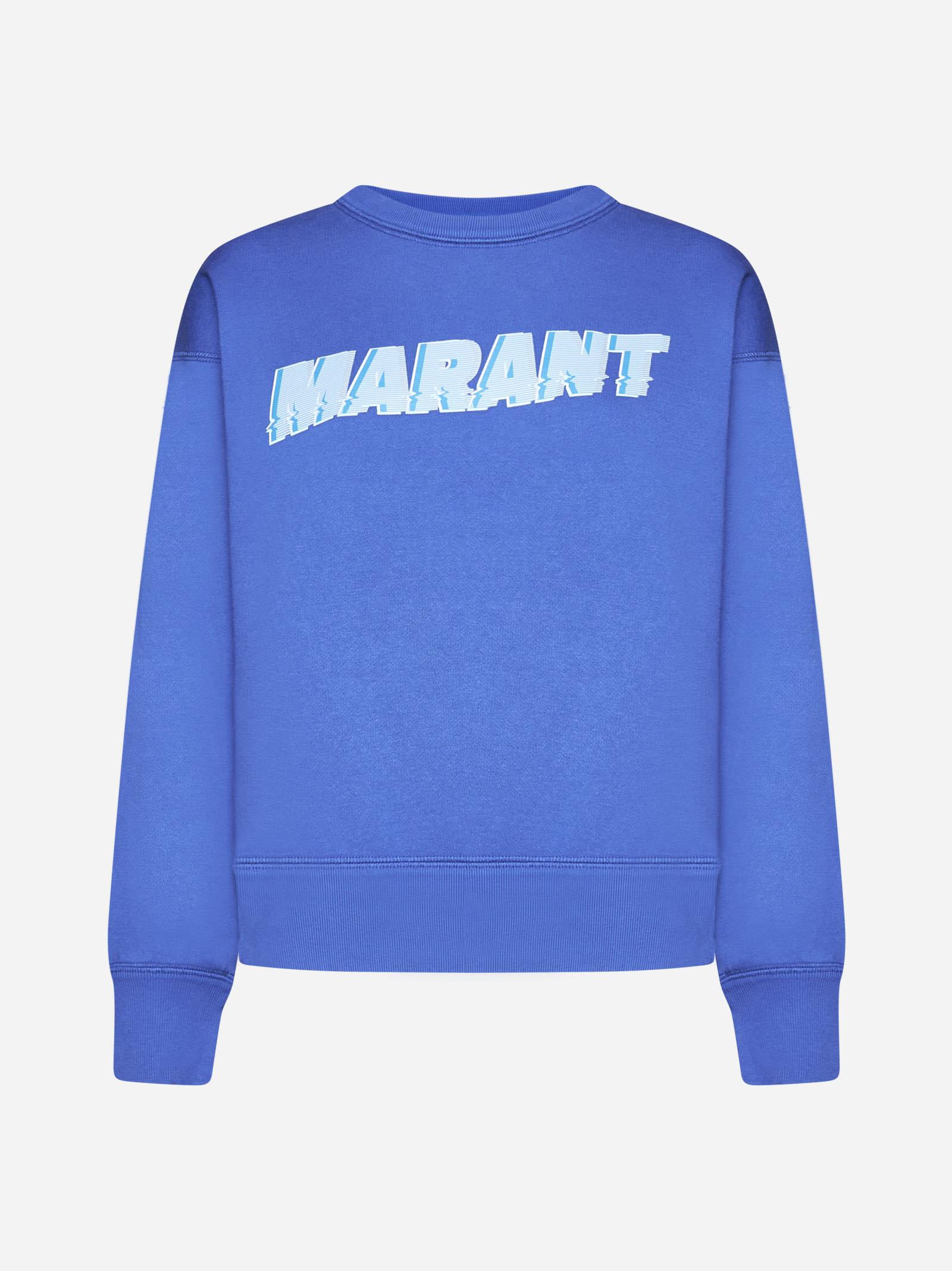 ISABEL MARANT ÉTOILE MOBYLI COTTON-BLEND SWEATSHIRT