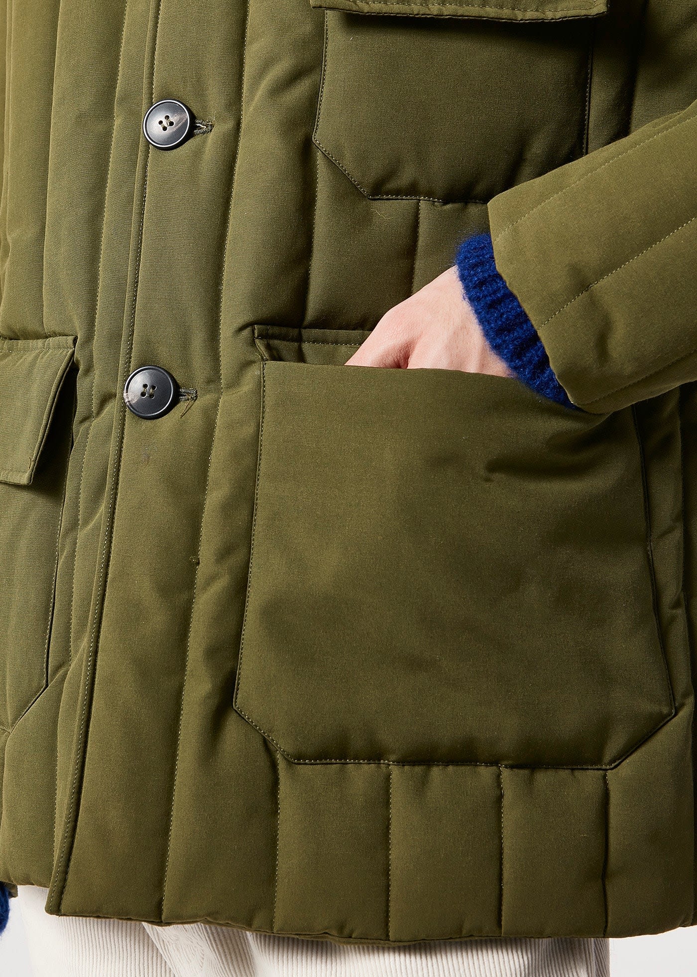 Doppiaa Aaderbale Nylon Padded Jacket In Green