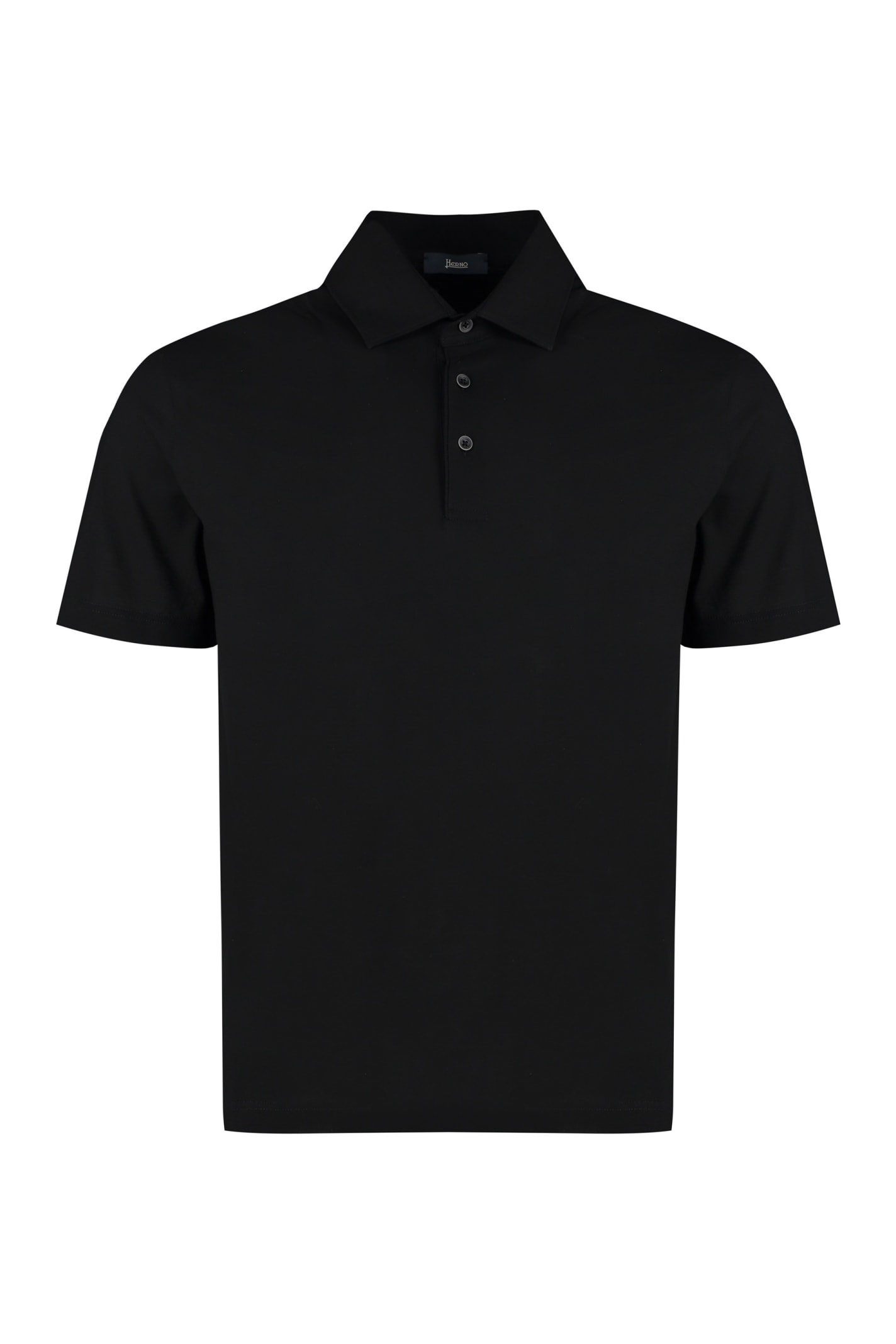 HERNO COTTON JERSEY POLO SHIRT