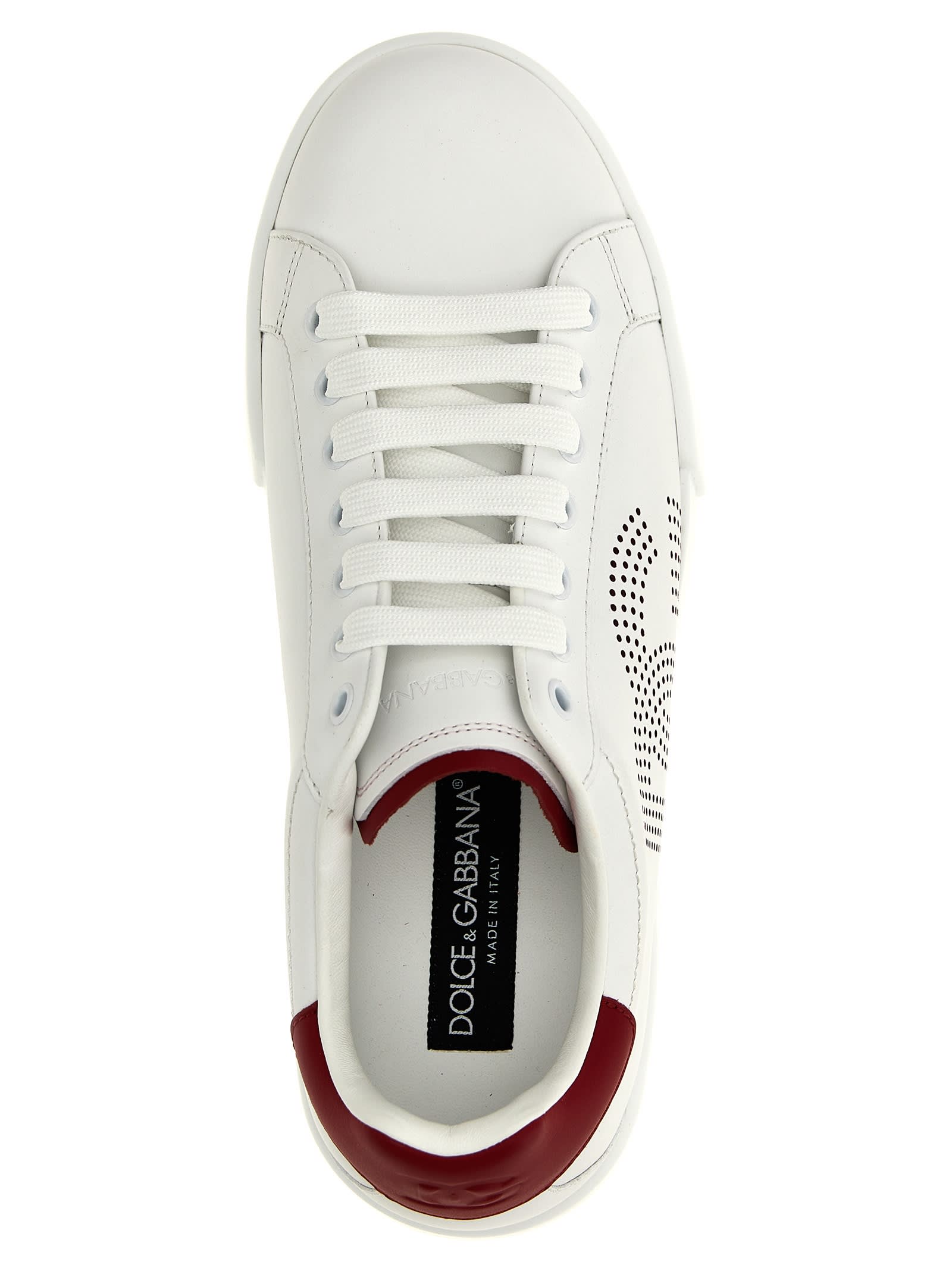 Shop Dolce & Gabbana Portofino Sneakers In Red