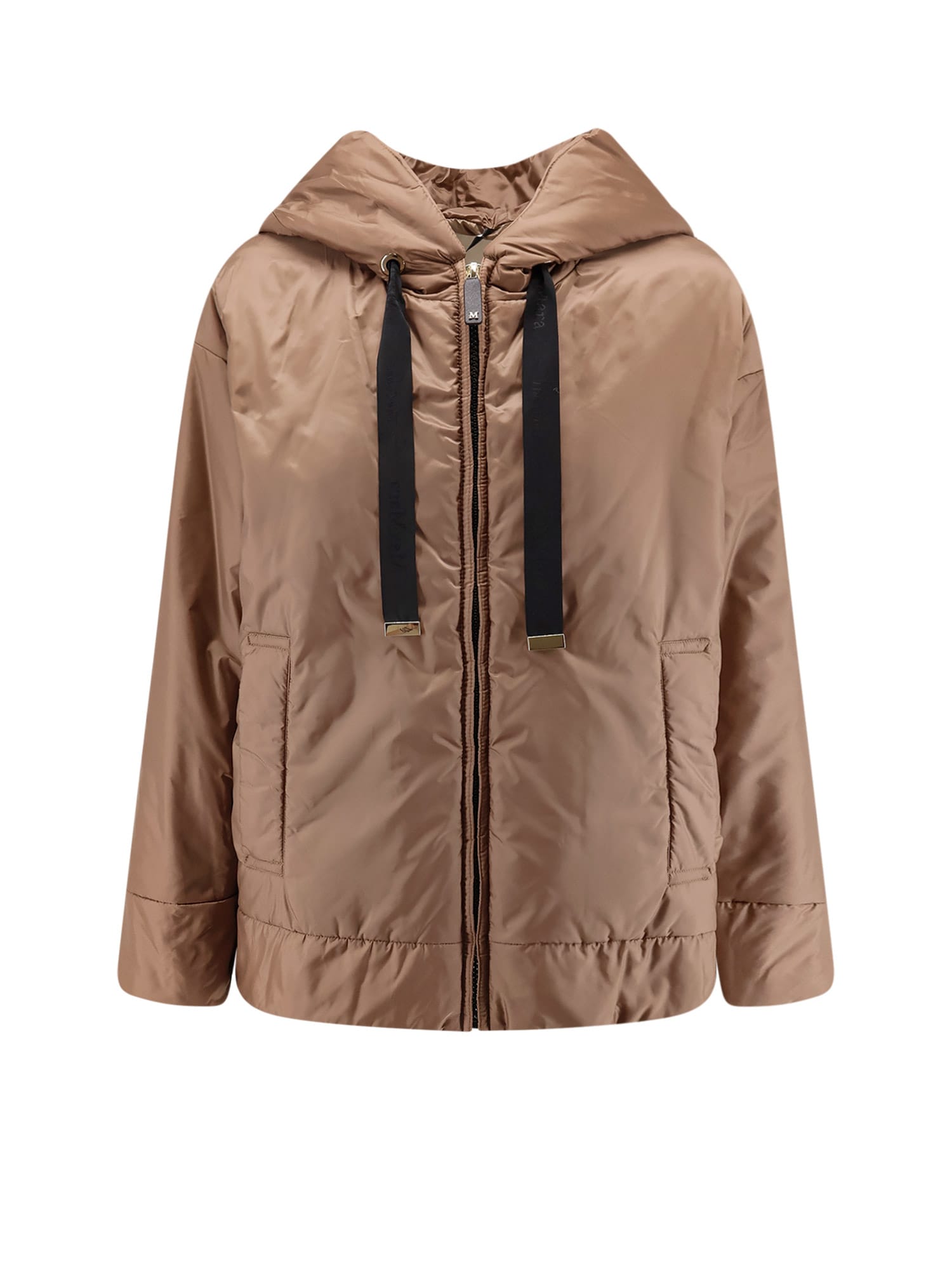 Max Mara The Cube Daria Nylon Jacket In Brown