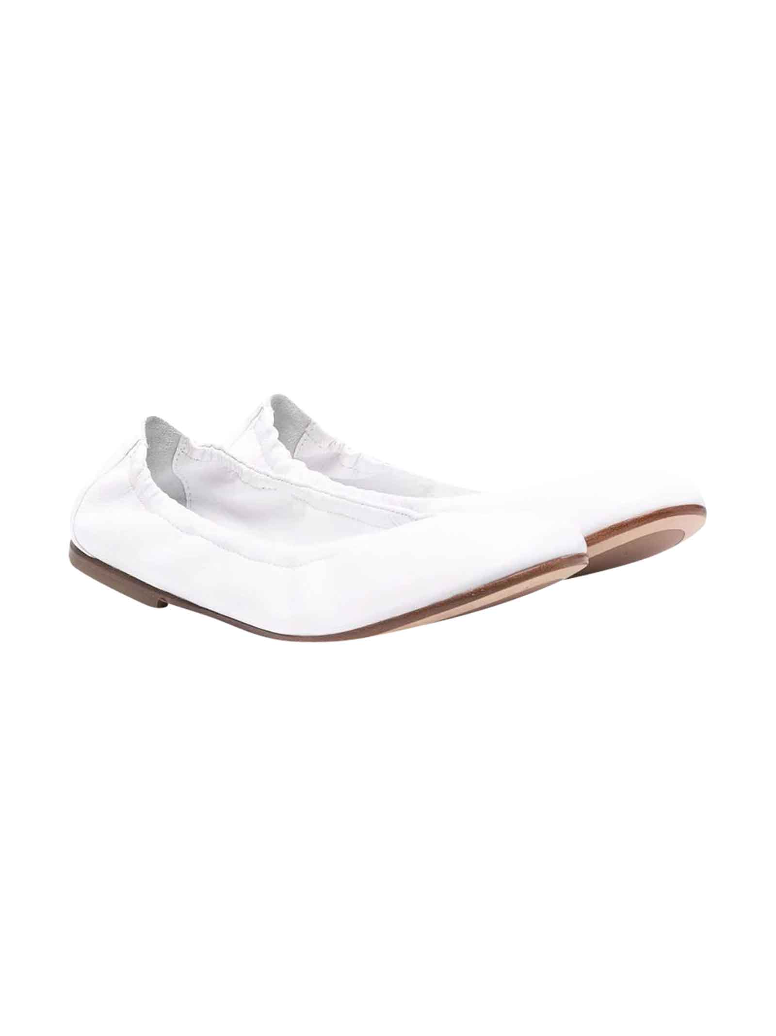 Andrea Montelpare Slip-on Ballerina Shoes In Bianco