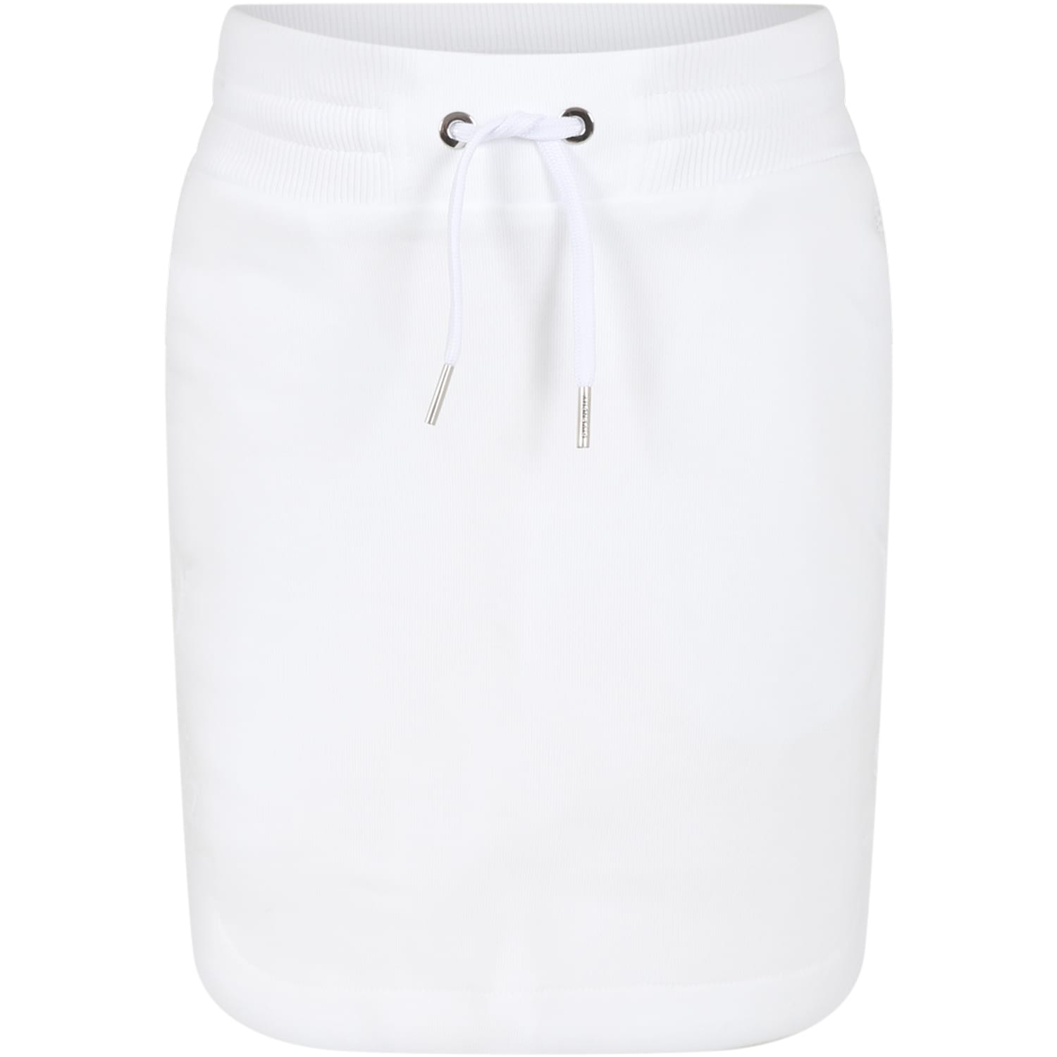 Givenchy Kids' White Skirt For Girl With Logo