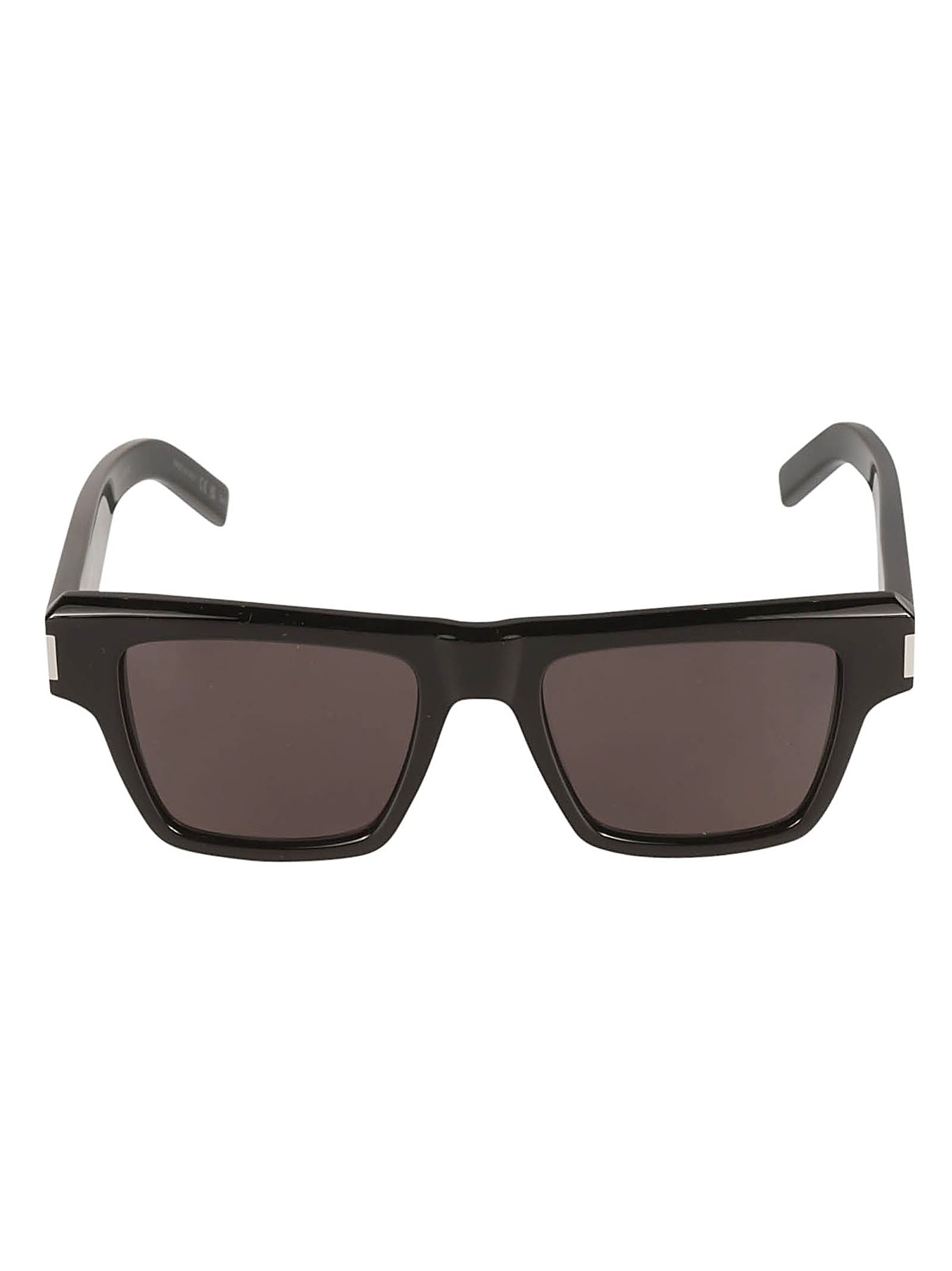 Shop Saint Laurent Square Frame Classic Sunglasses In Black