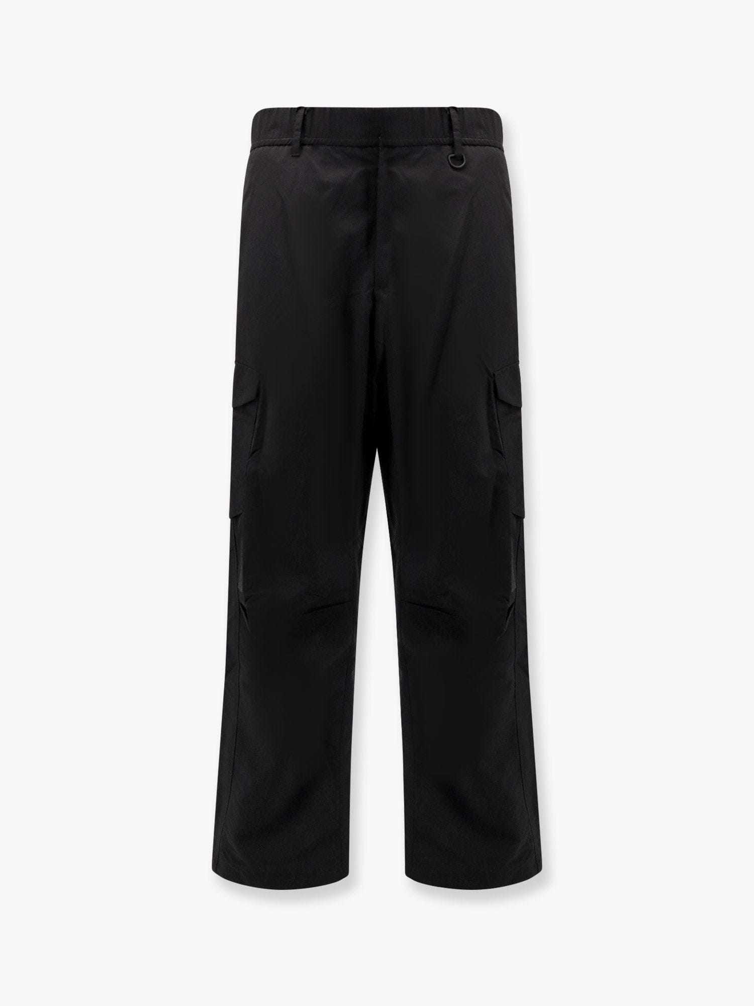 Herno Laminar Tech-popeline Cargo Trouser In Black