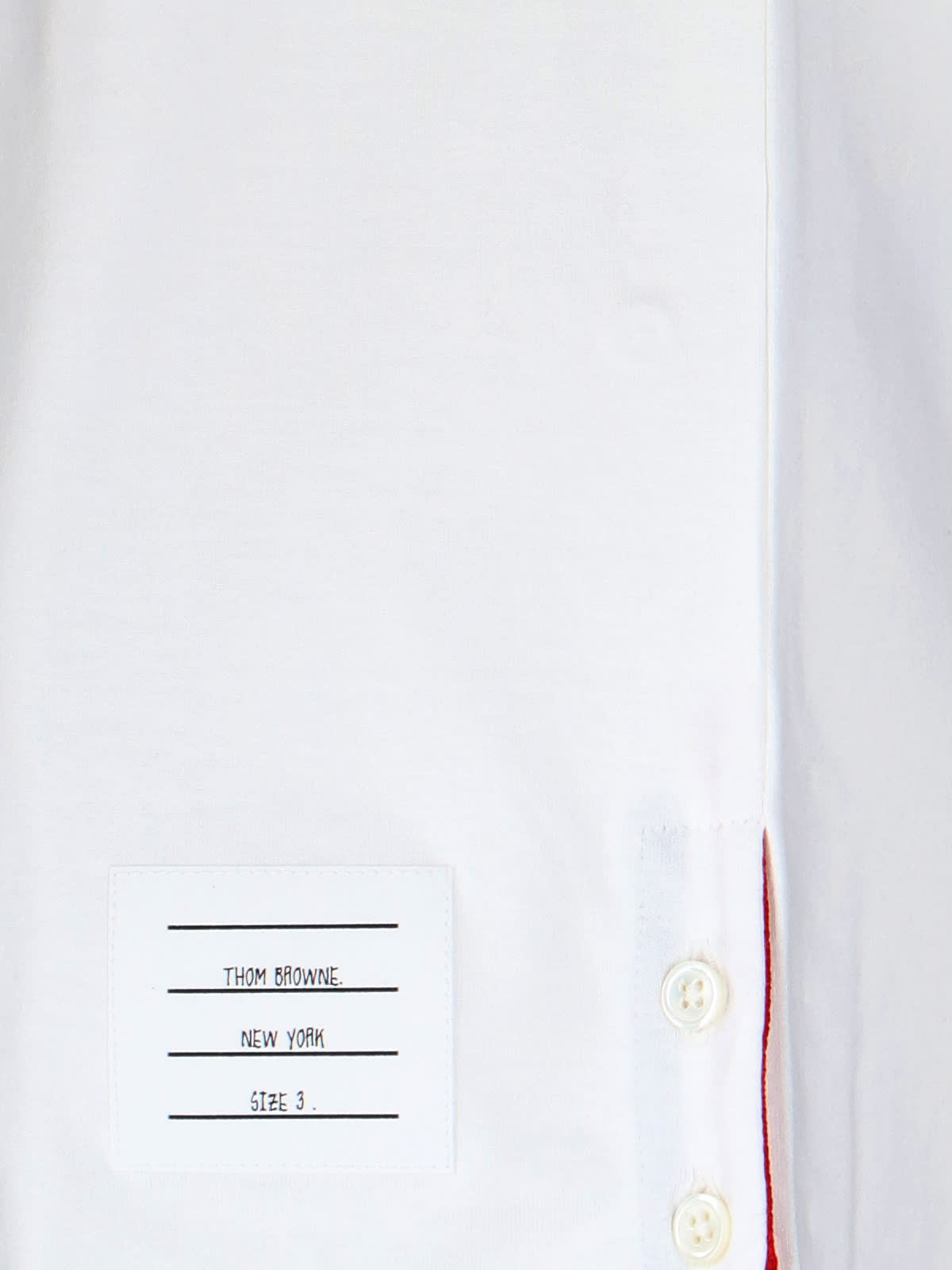 Shop Thom Browne Tricolor Pocket T-shirt In White