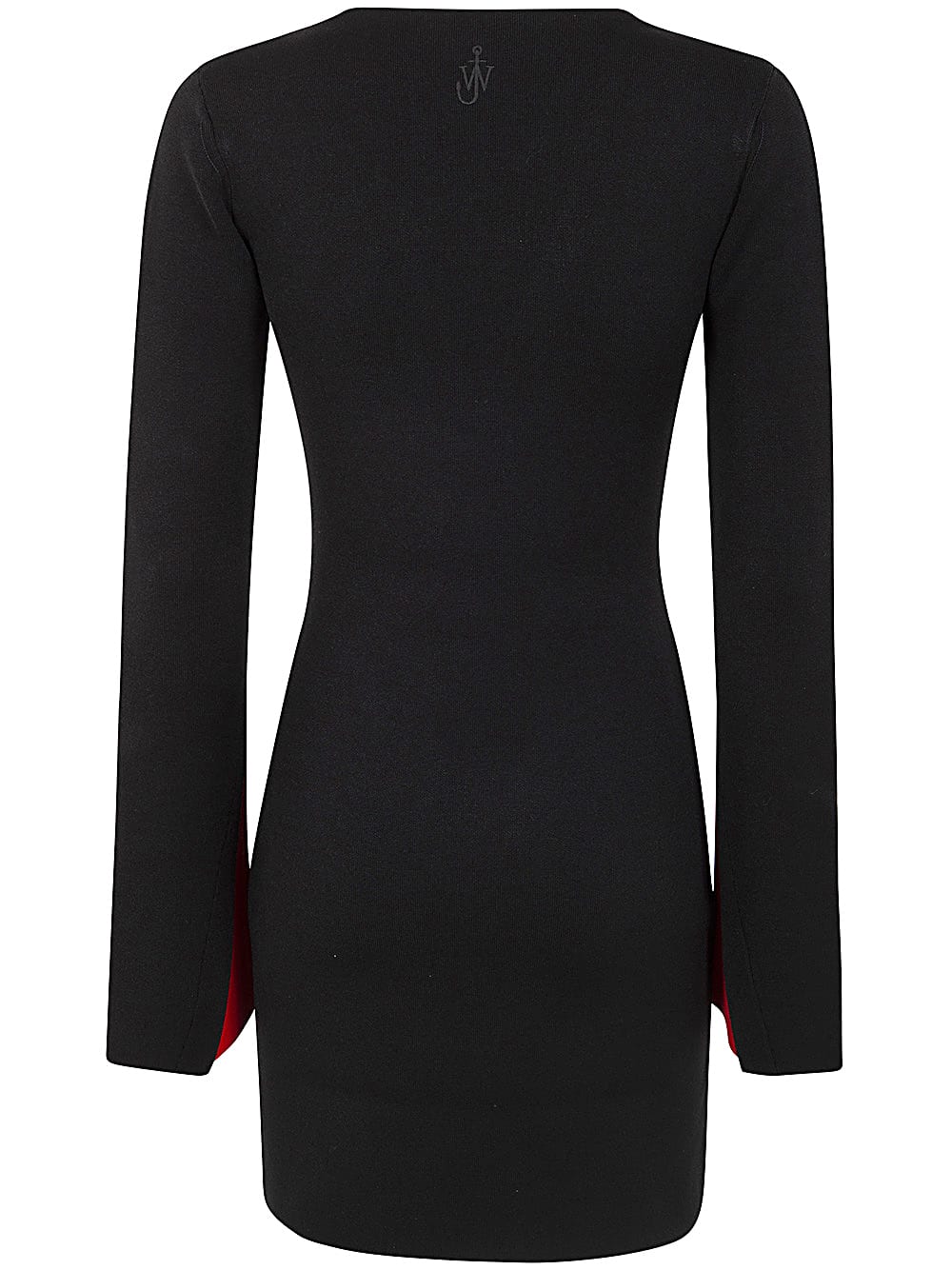 Shop Jw Anderson Contrast Cuf Fitted Drees In Black