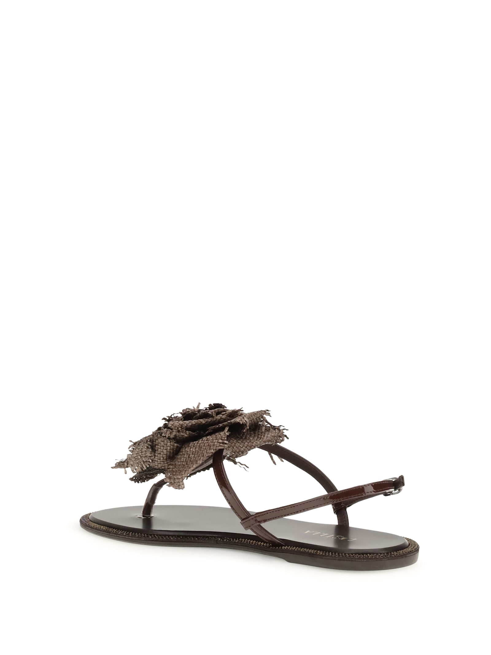 Le Silla Rose Sandals In Brown