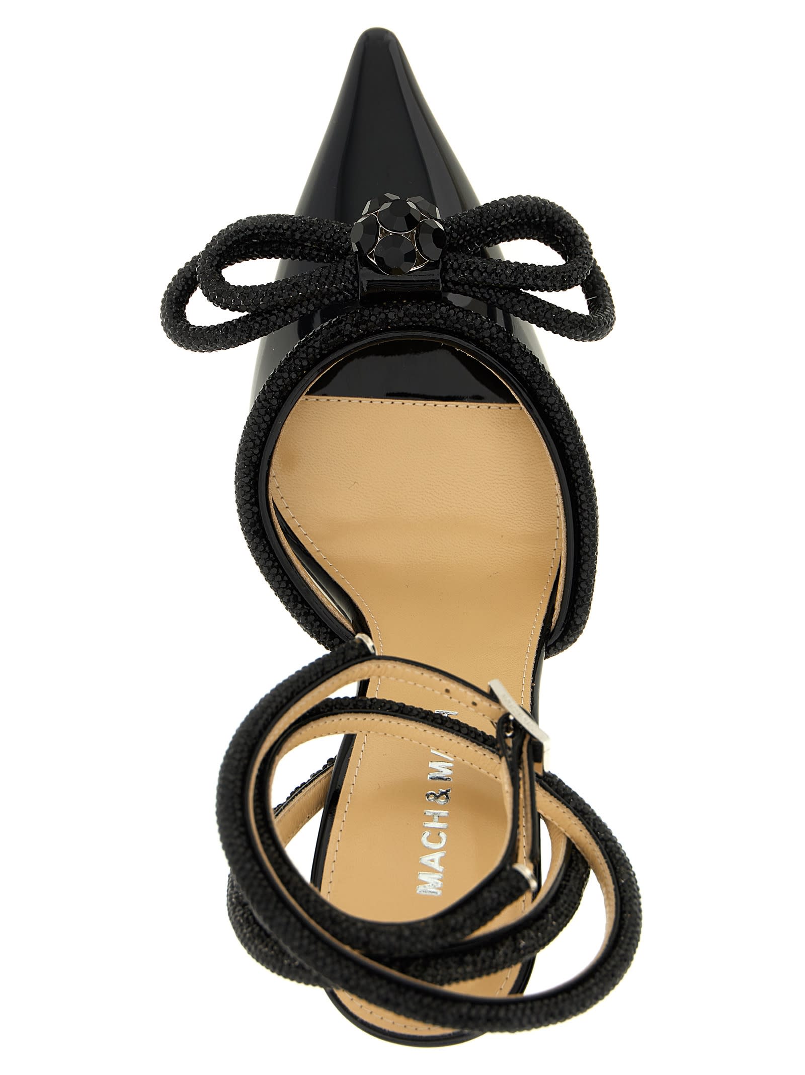Mach & Mach Double Bow Pumps In Black