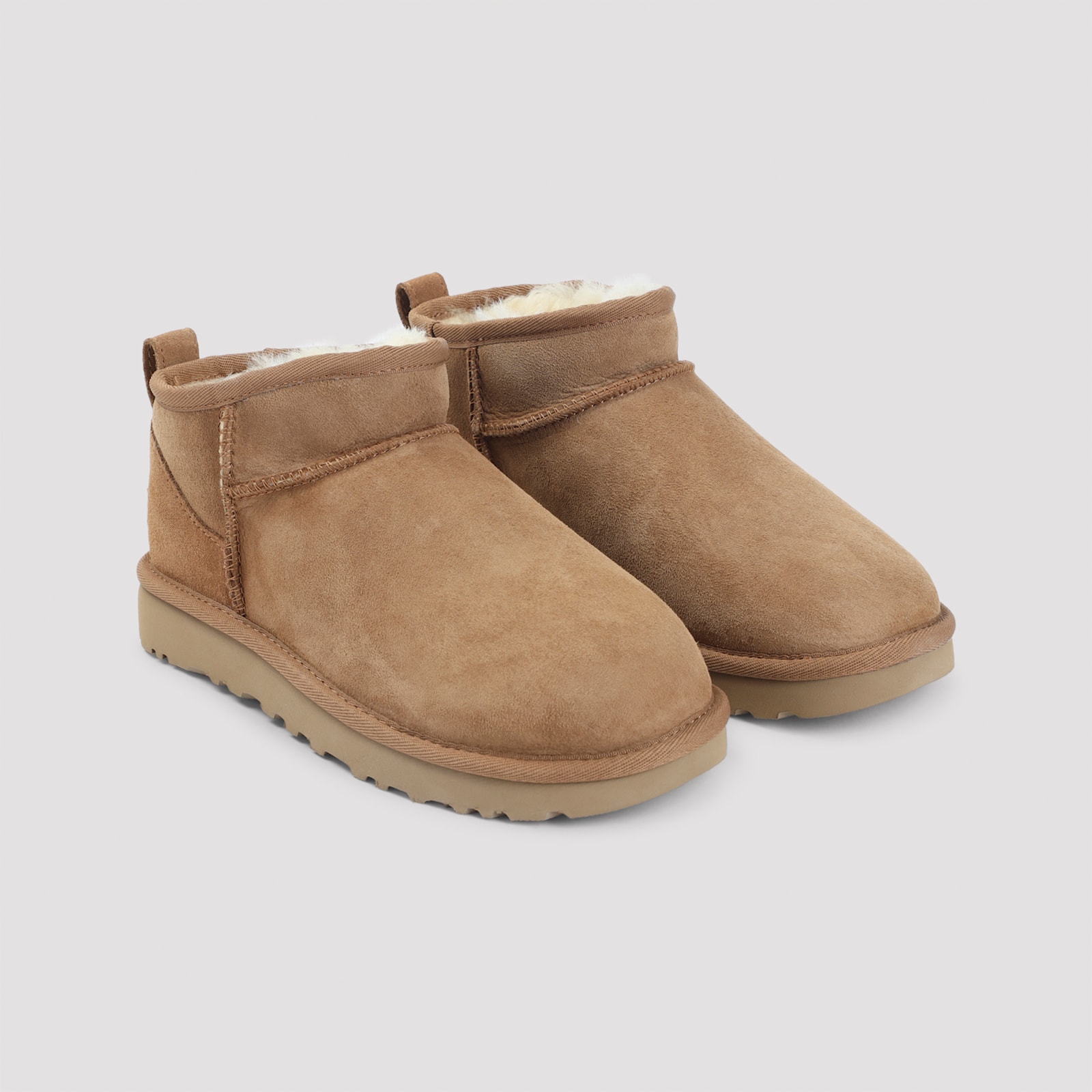 Ugg Classic Ultra Mini Boots In Brown