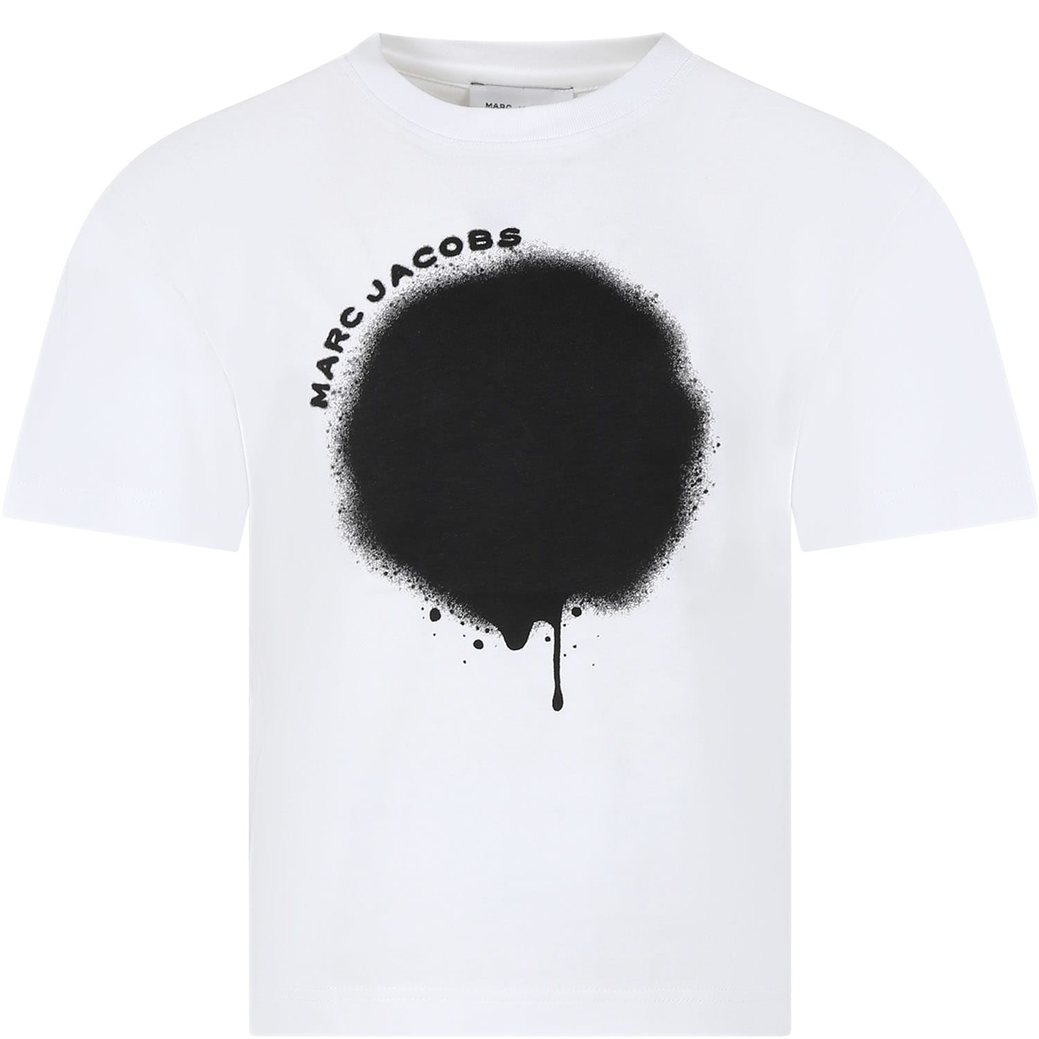 Marc Jacobs White T-shirt For Kids With Logo
