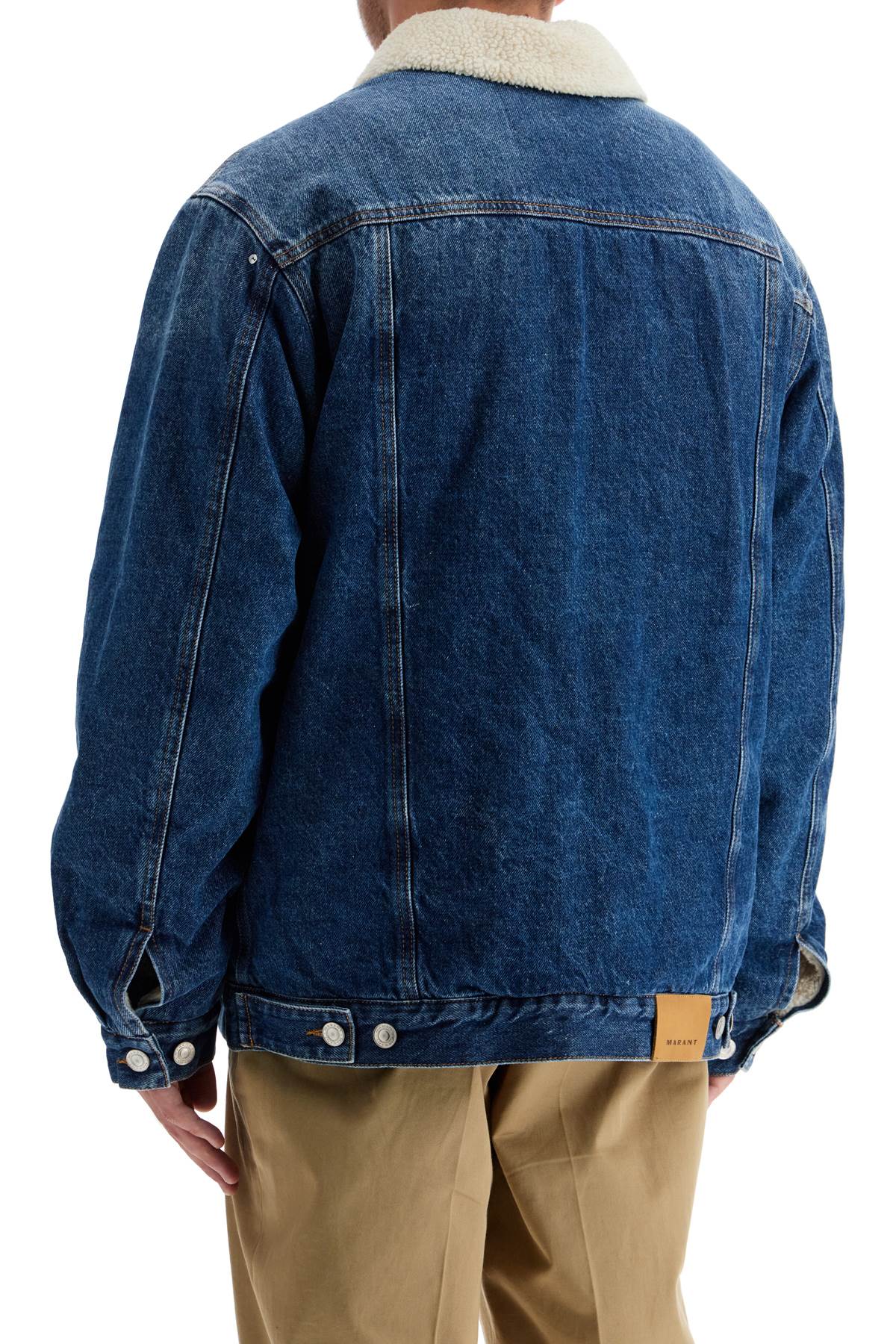 Shop Isabel Marant Japanese Denim Jacket For Men/w In Blue (blue)