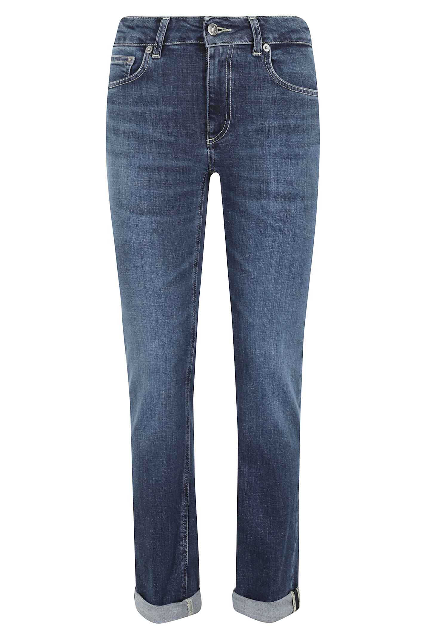 Dondup Mid-rise Denim Jeans In Blue