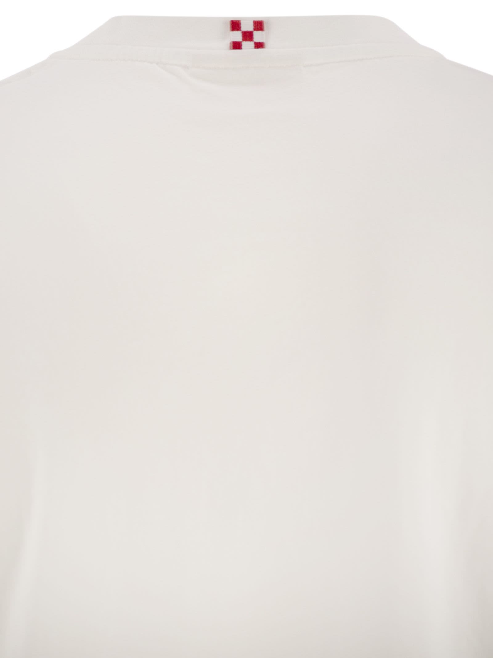 Mc2 Saint Barth T-shirt With Short Sleeves Clothing In Neutral