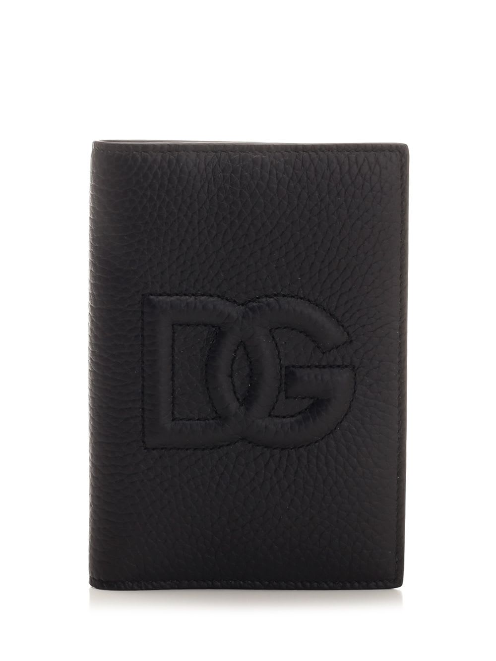 Shop Dolce & Gabbana Classic Business Card Holder In Black