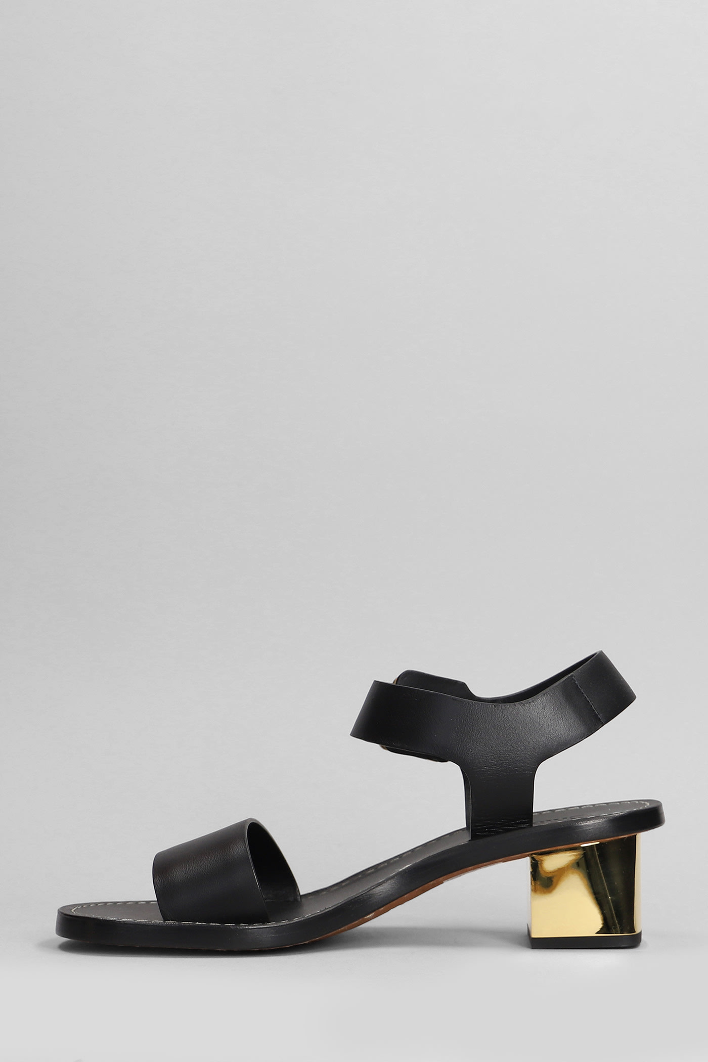 Shop Chloé Rebecca Sandals In Black Leather