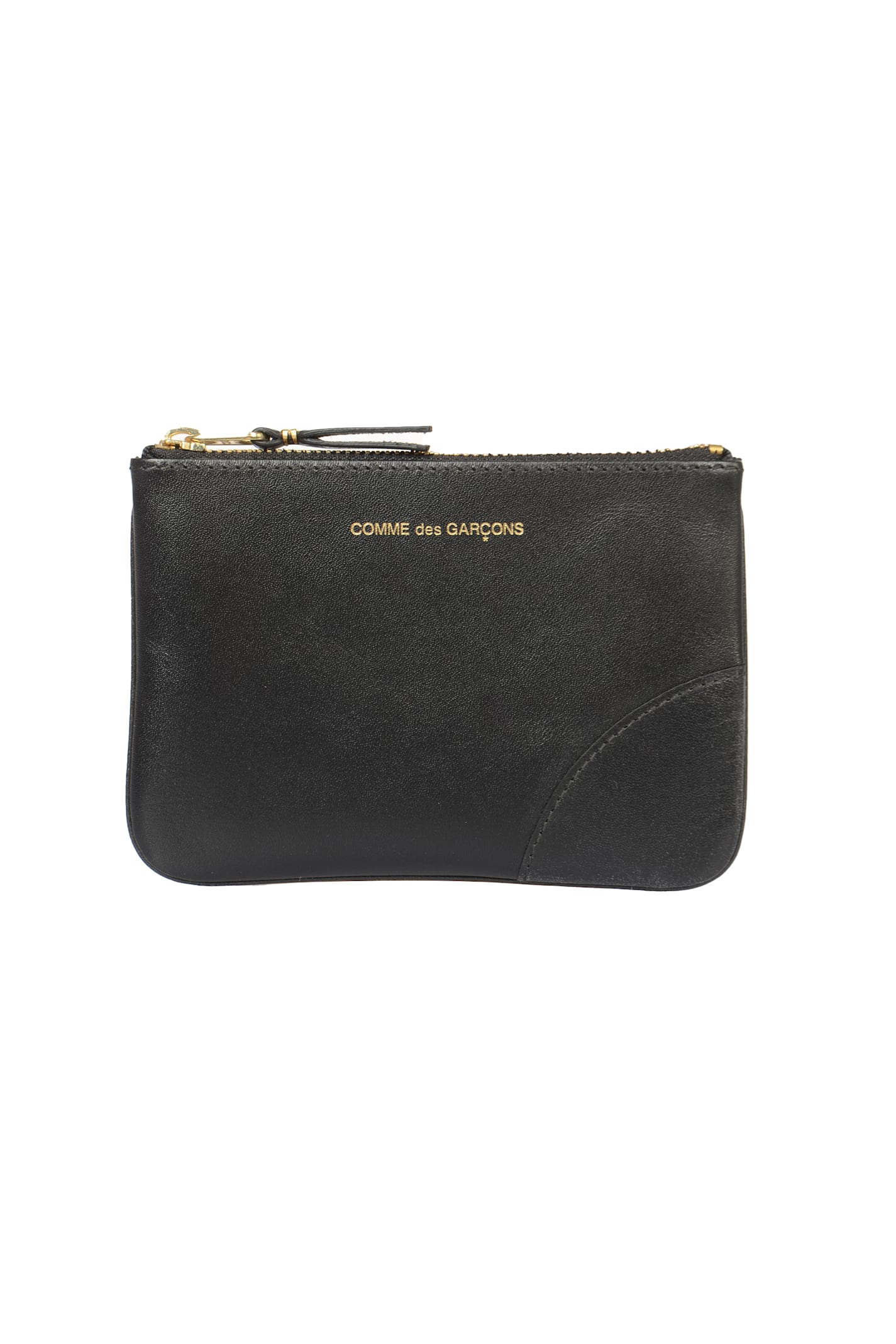 Top Zip Logo Clutch