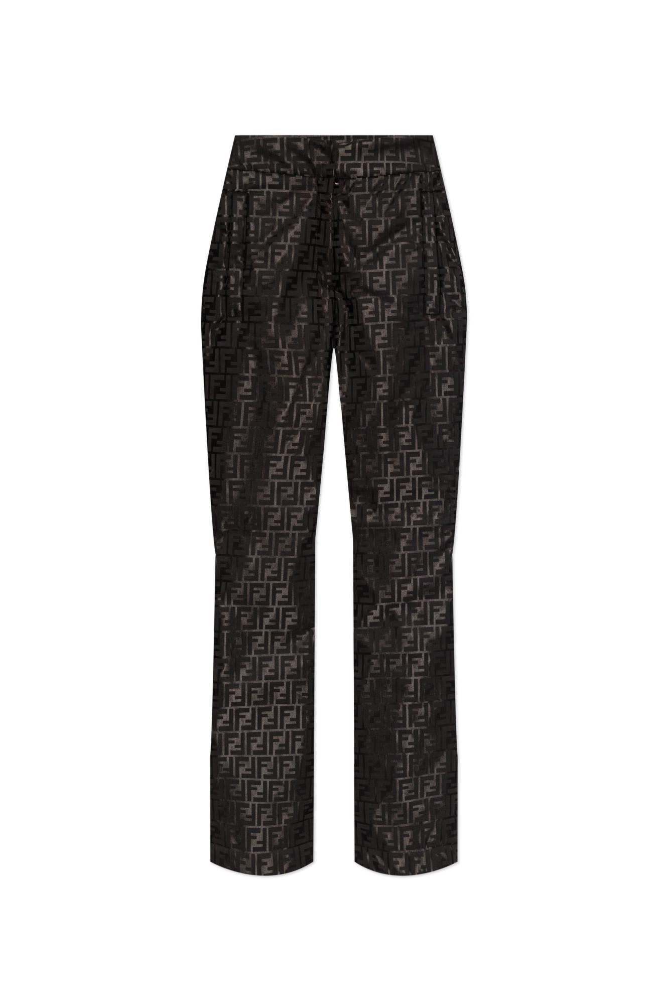 Fendi Ski Pants With Monogram In Multi