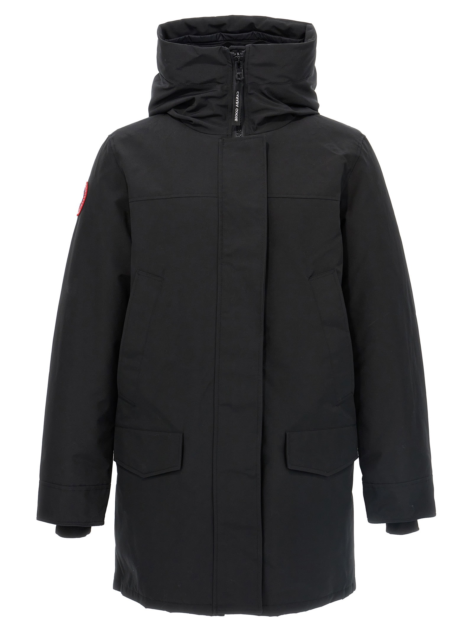 Shop Canada Goose Langford Parka In Black