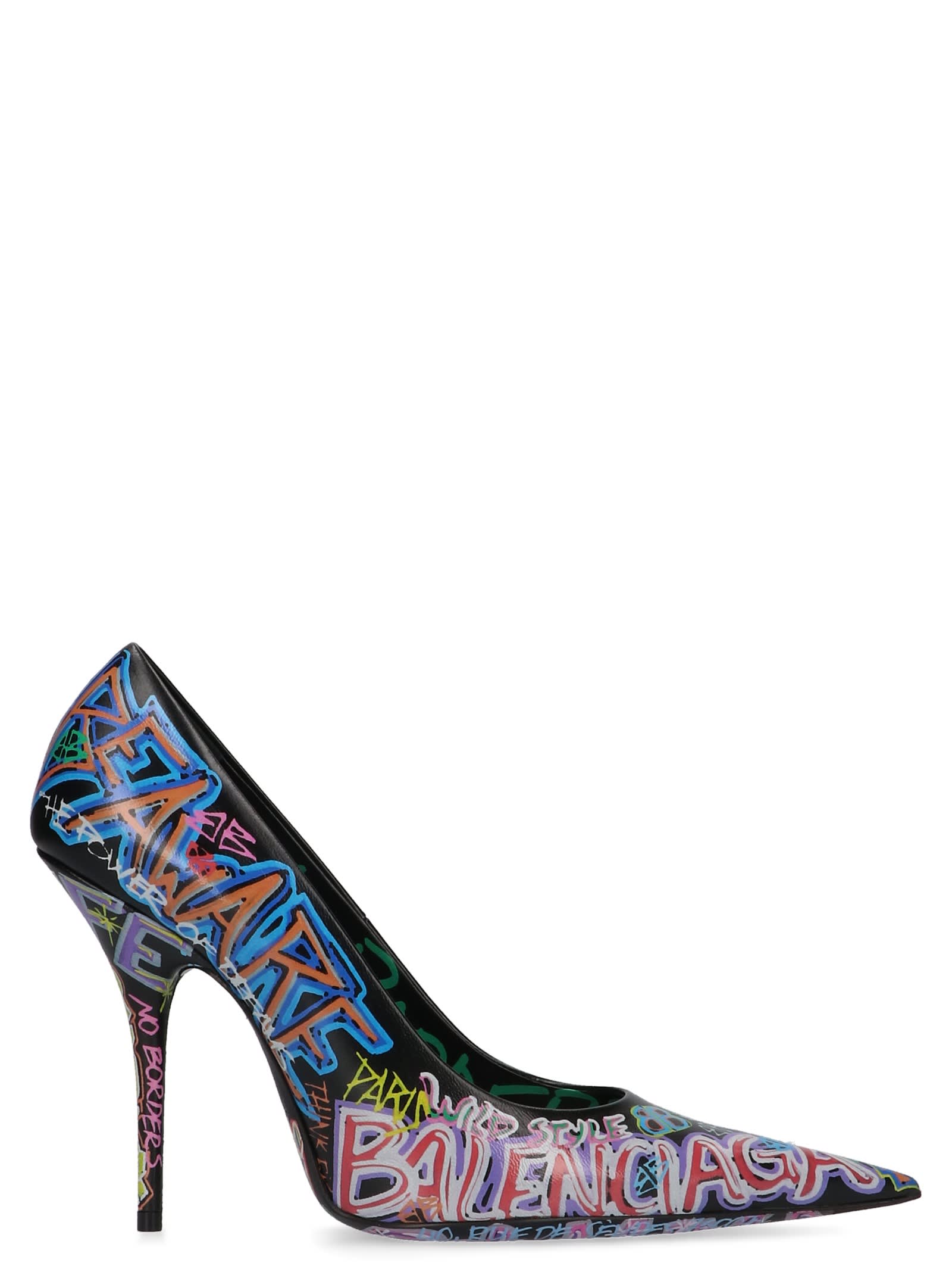 balenciaga graffiti boots