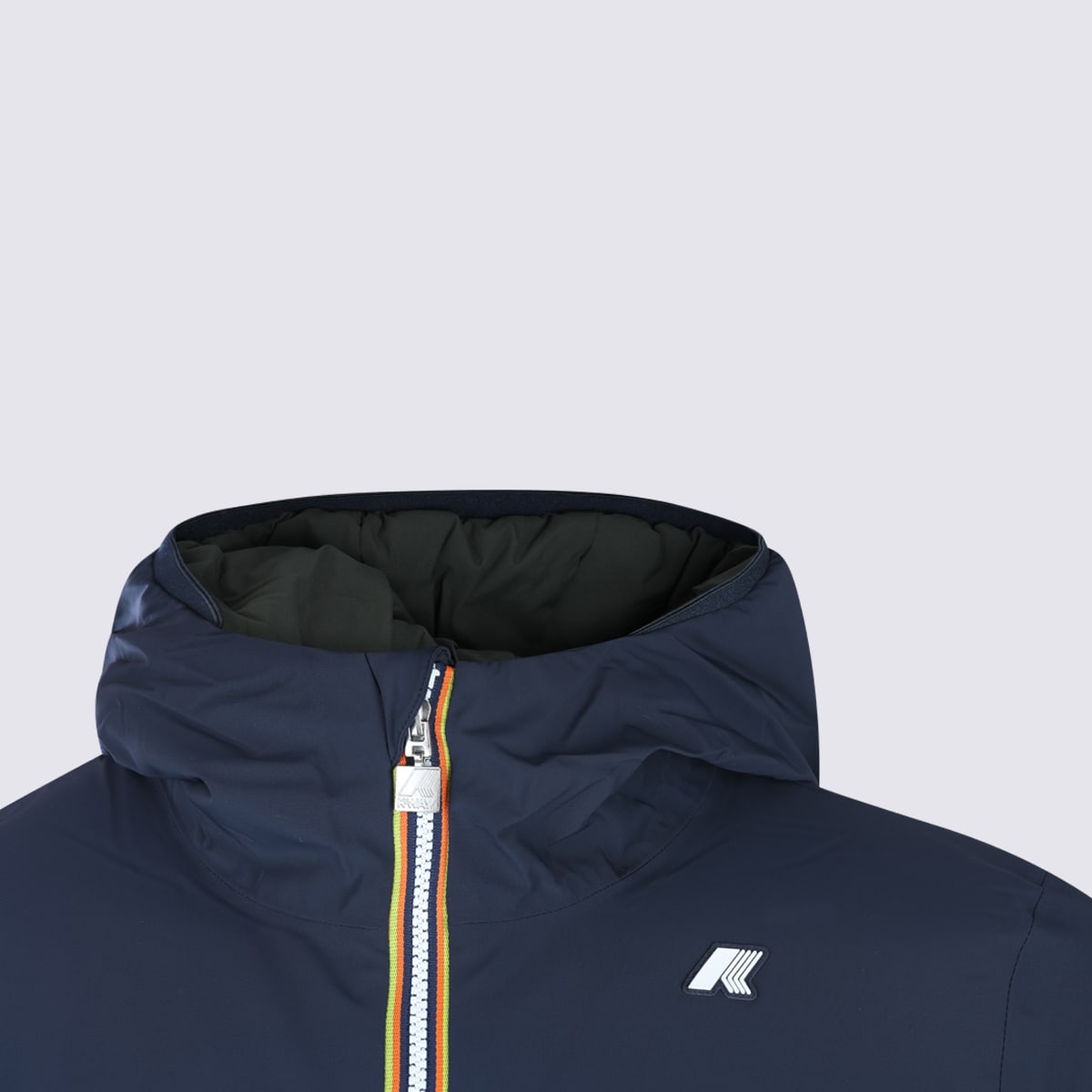 K-way Blue Jack St Warm Double Casual Jacket In Blue