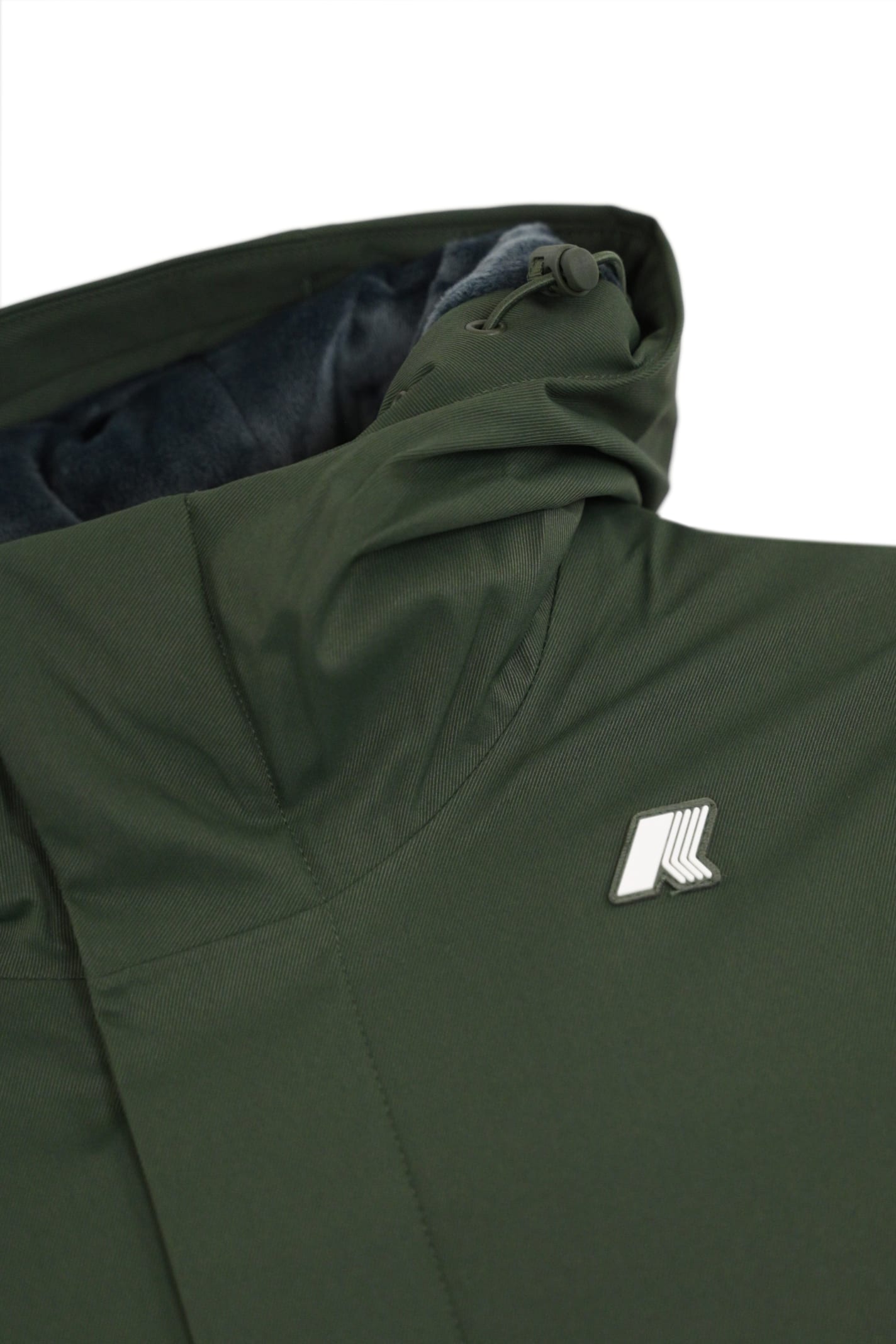 K-way Jacko Marmotta Jacket In Twill In Green
