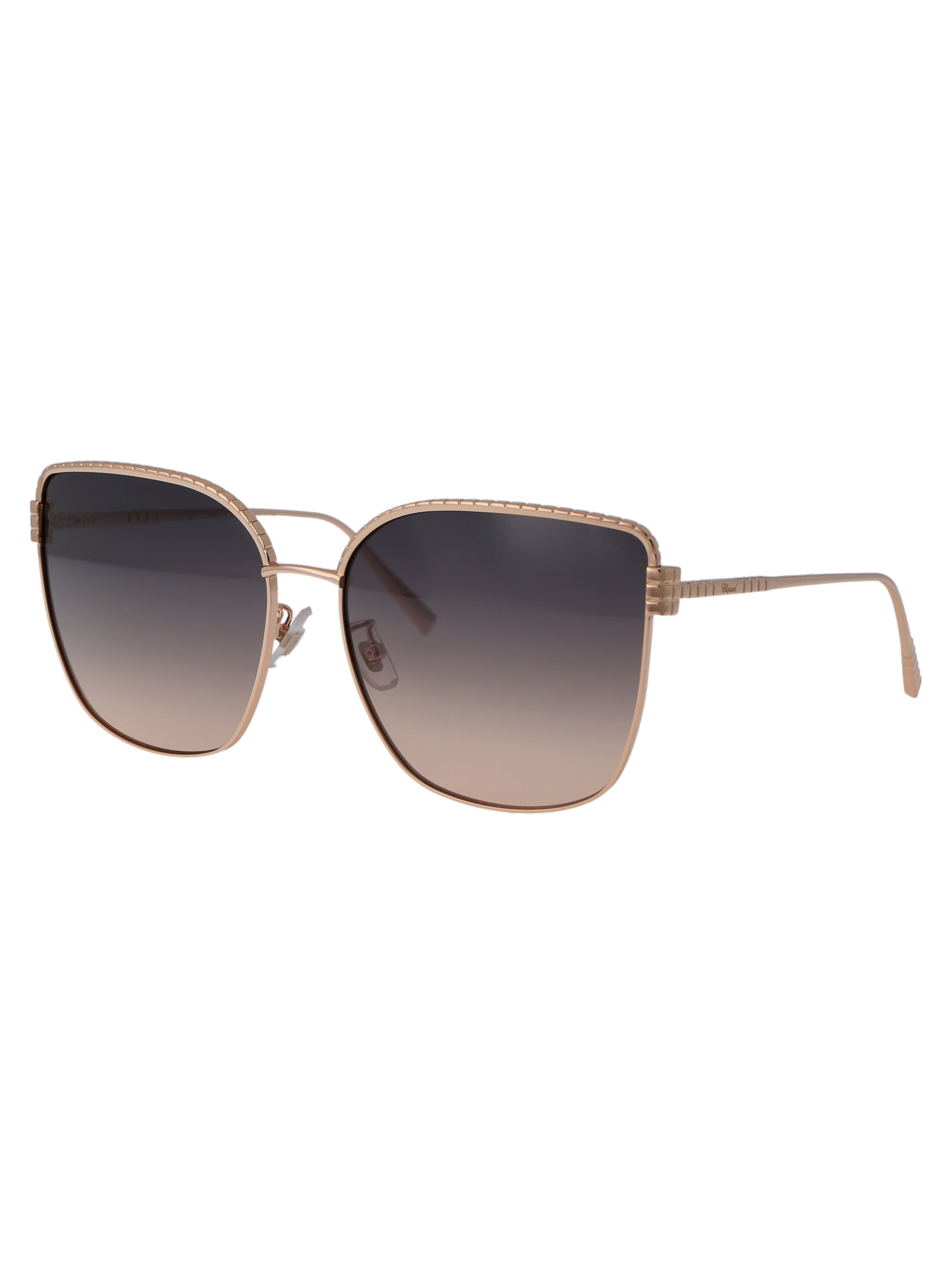 Shop Chopard Schg67m Sunglasses In 08fc Gold