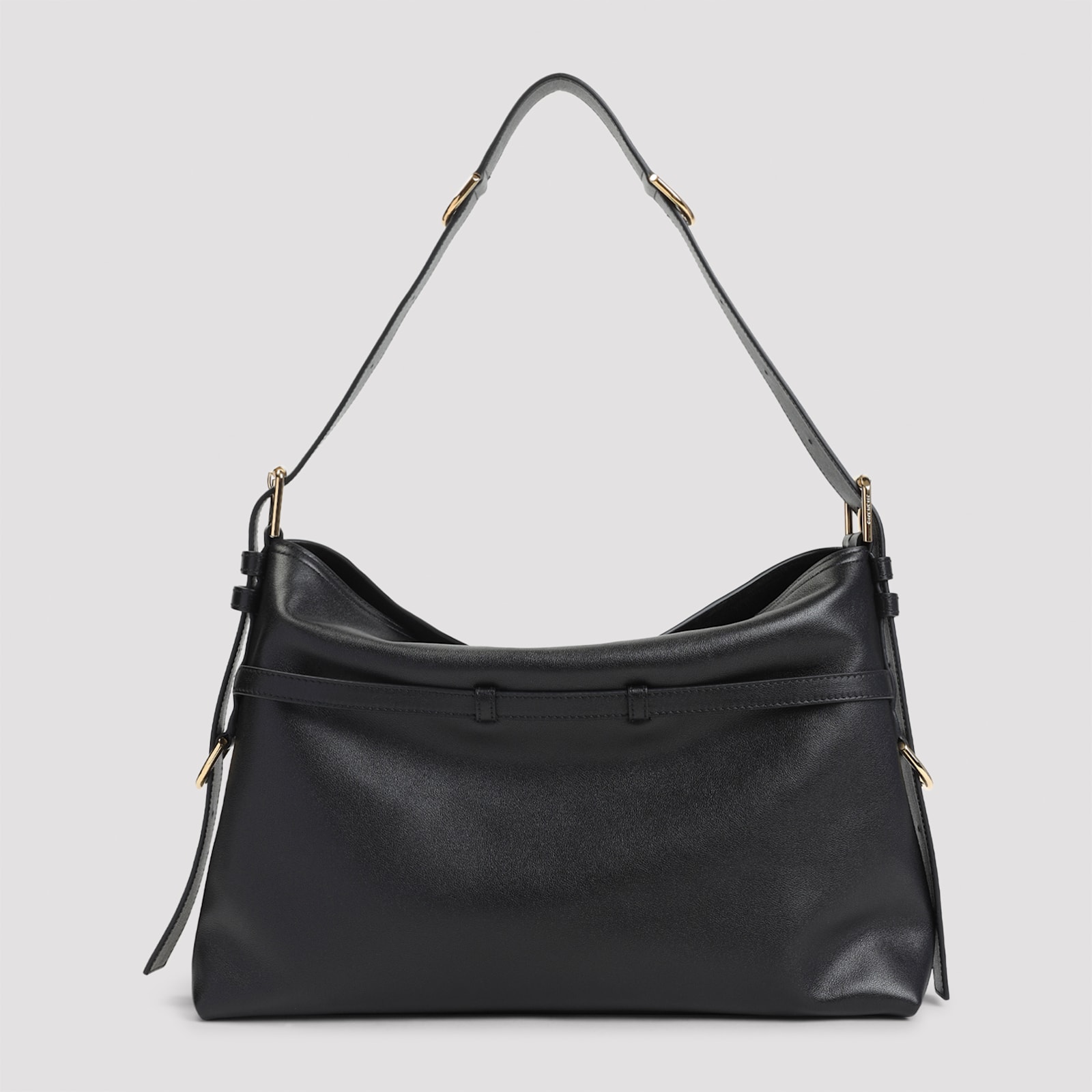 Givenchy Women Voyou Medium Leather Shoulder Bag In Black