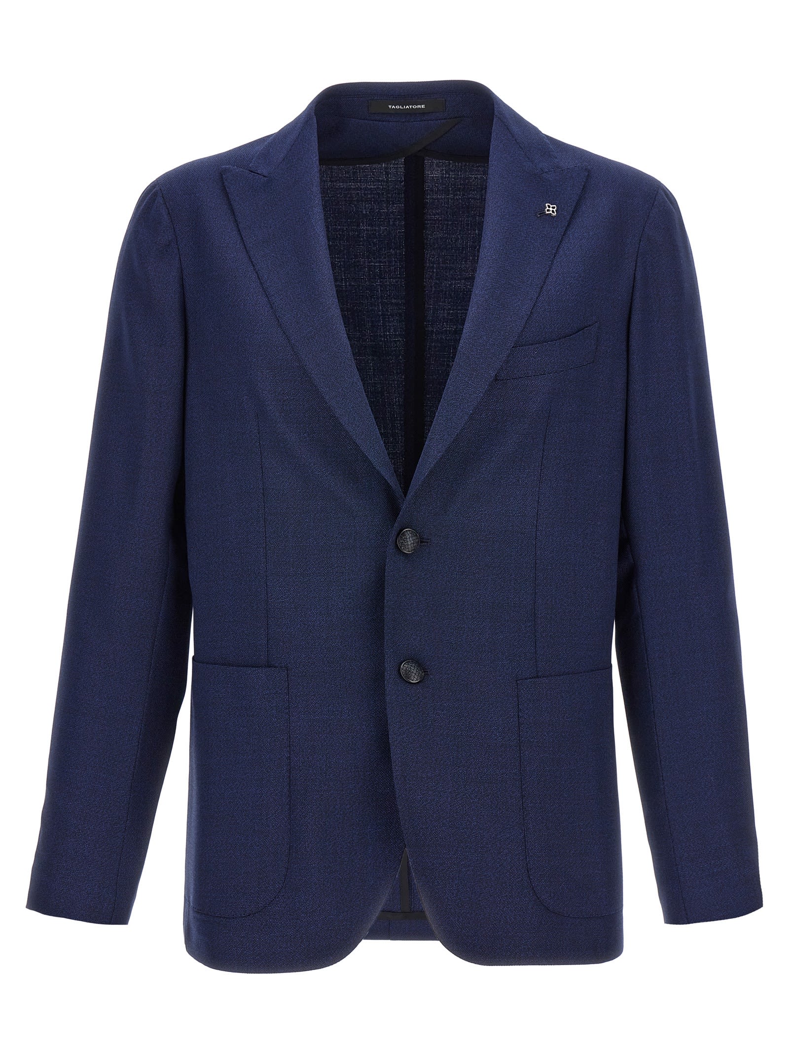 Shop Tagliatore Montecarlo Blazer In Blue