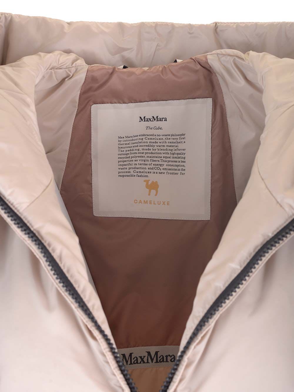 Max Mara The Cube Greengo Jackets Beige In Purple