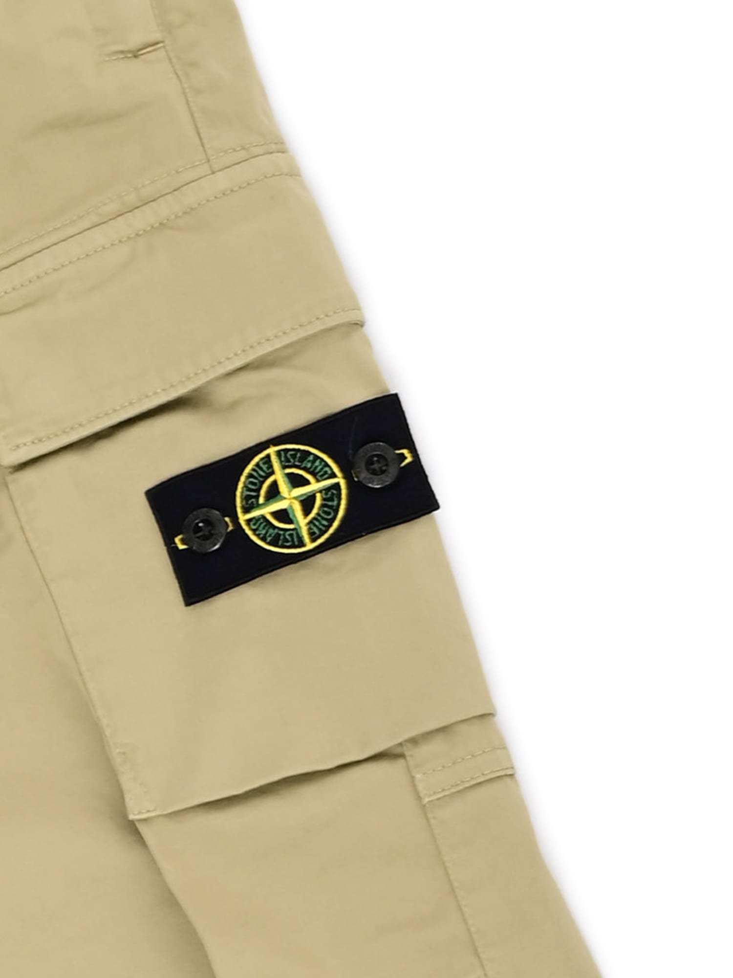 Stone Island Regular Tapered Trousers In Neutral