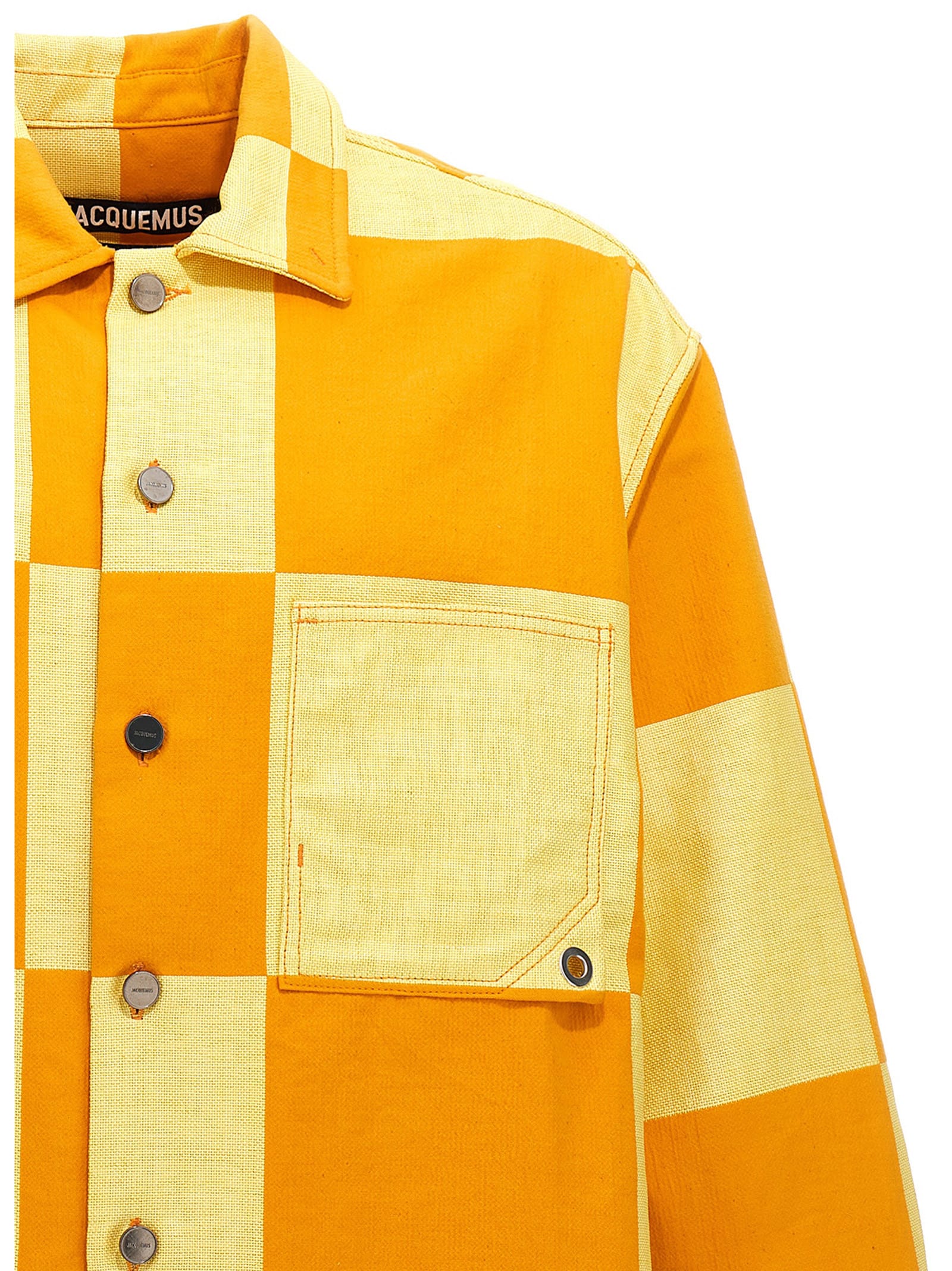 Jacquemus La Surchemise Tecido Overshirt In Multicolor | ModeSens