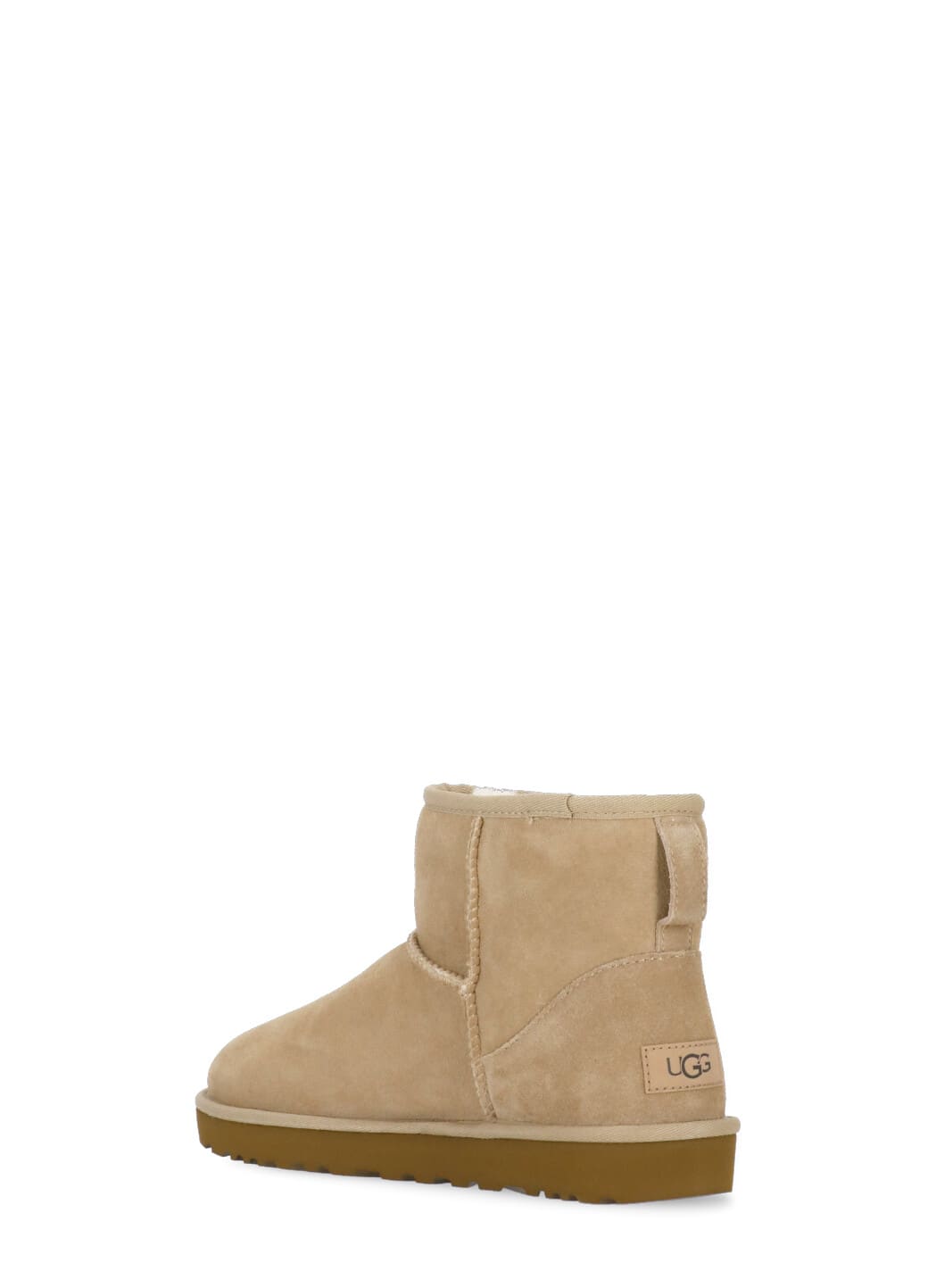 Shop Ugg Classic Mini Ii Ankle Boots In Beige