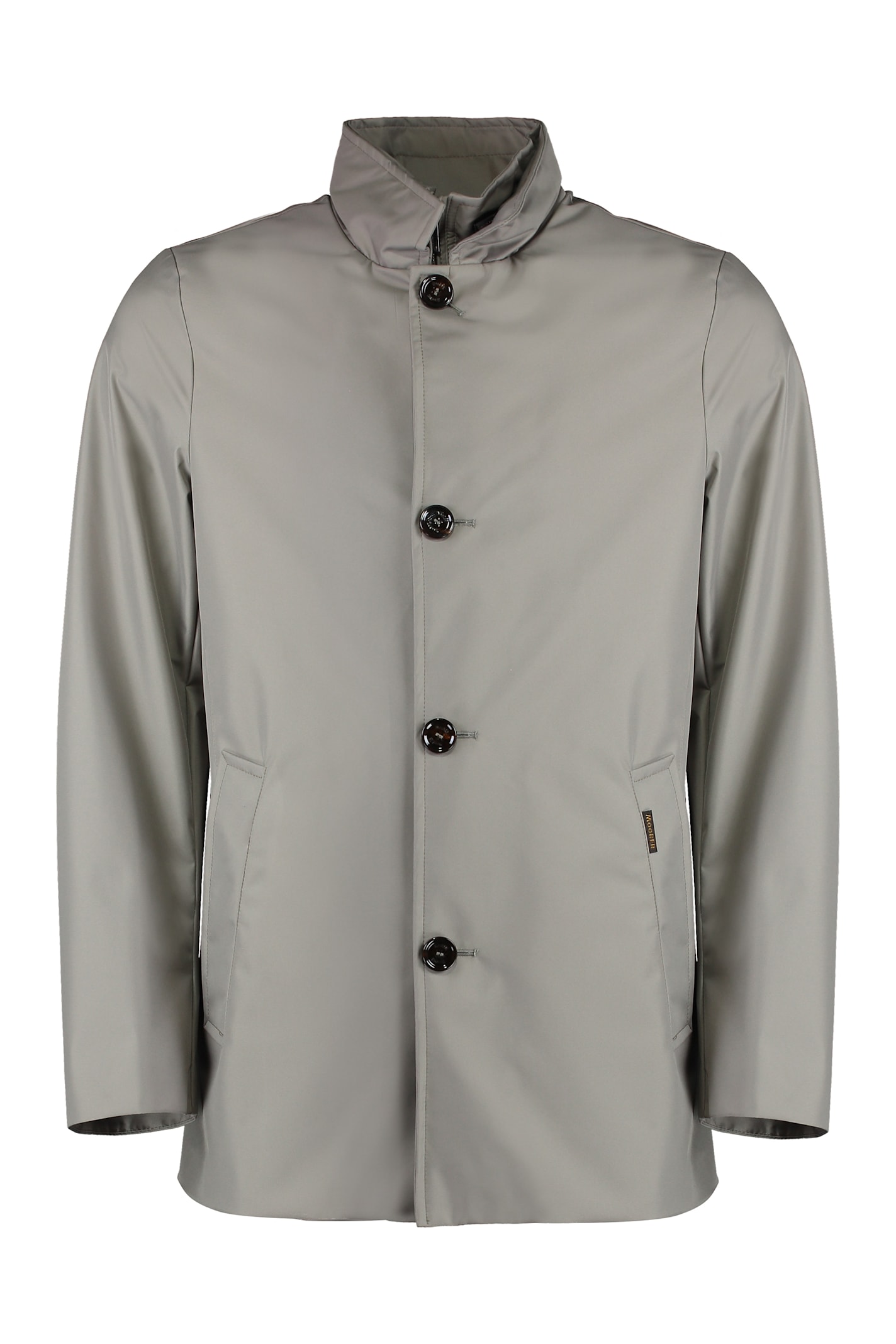 Moorer Techno Fabric Jacket In Grey
