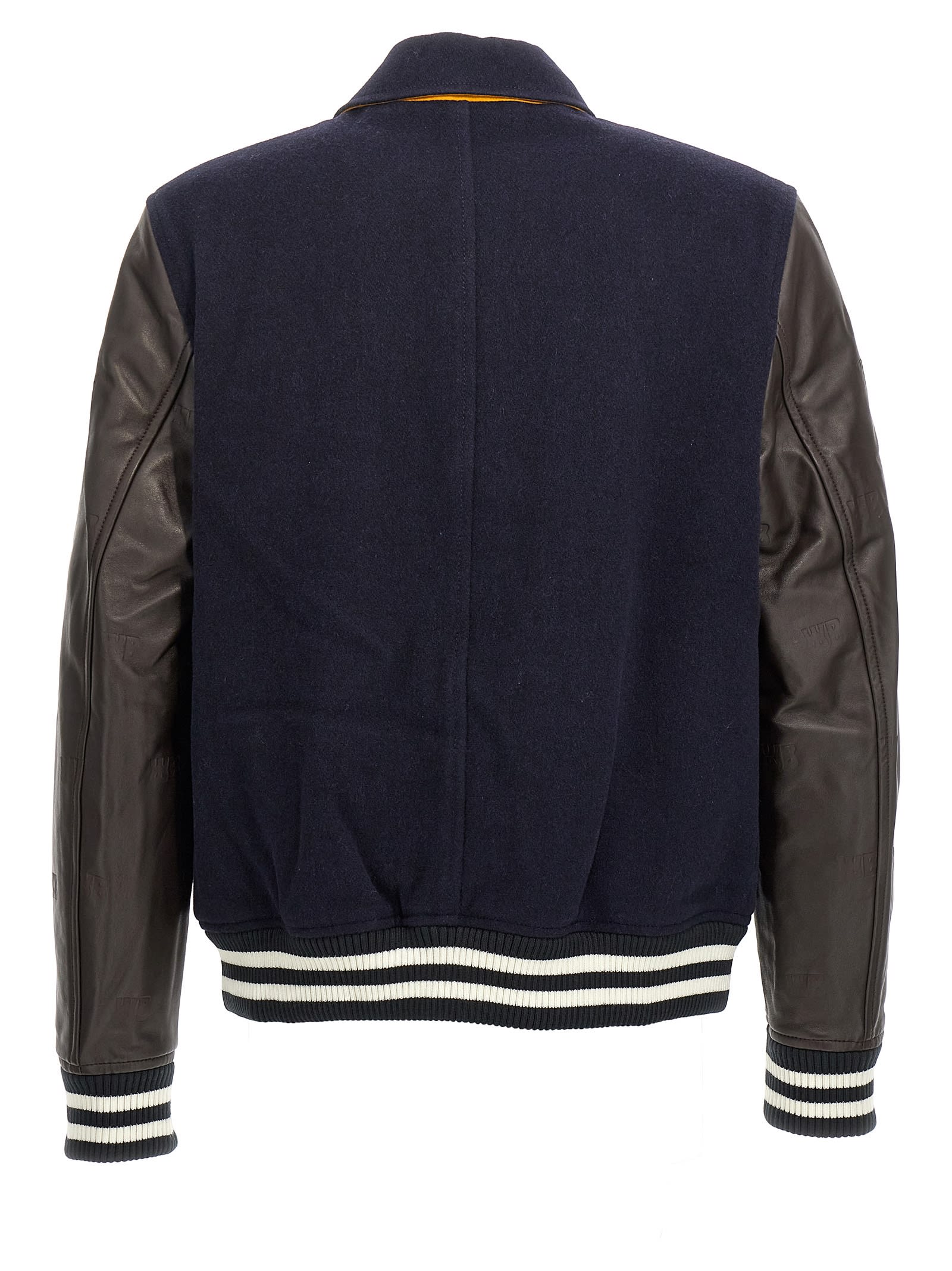 Shop Wales Bonner Prince Varsity Bomber Jacket In Multicolor