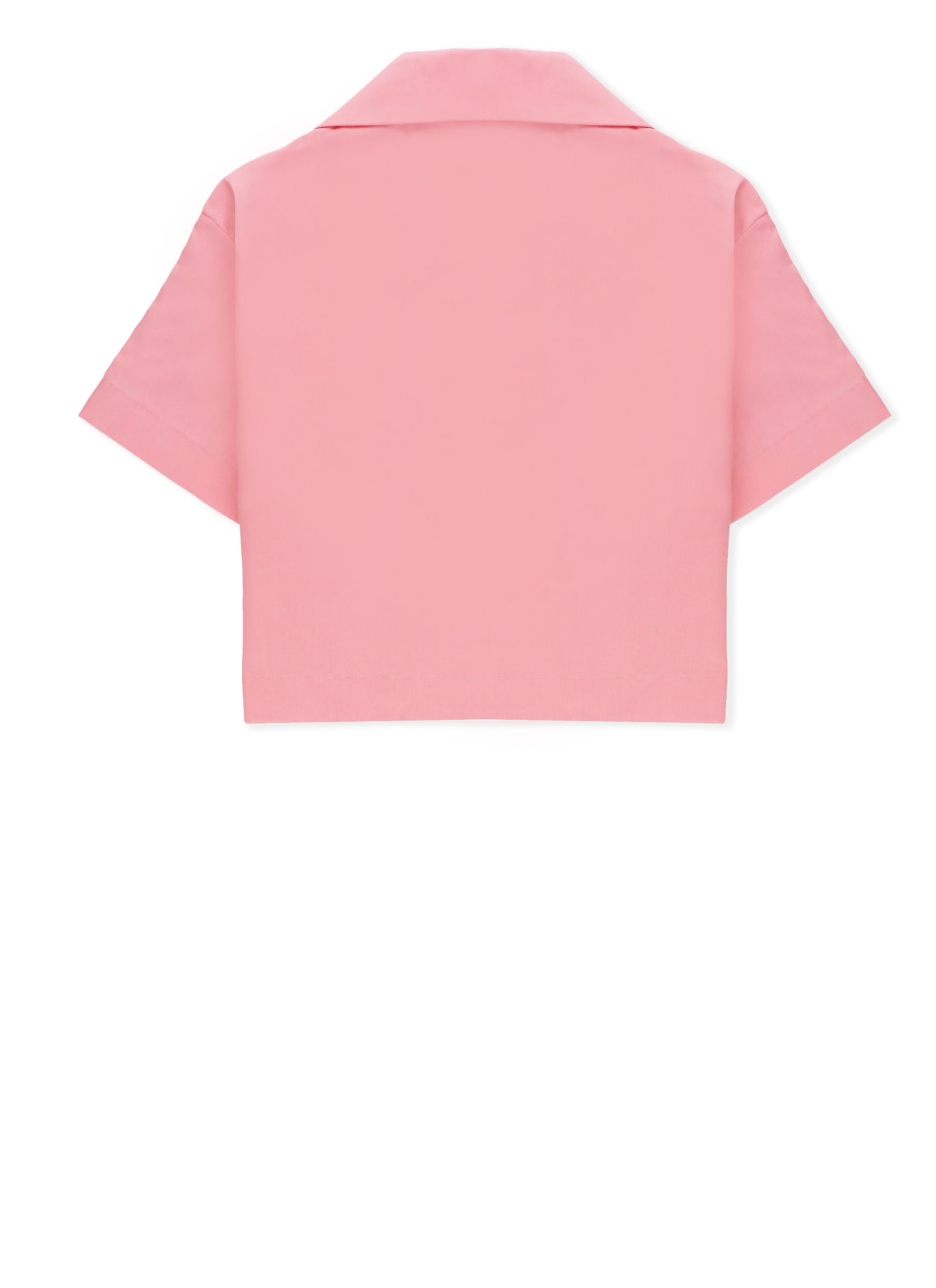 Shop Palm Angels Shirt With Logo In Pink
