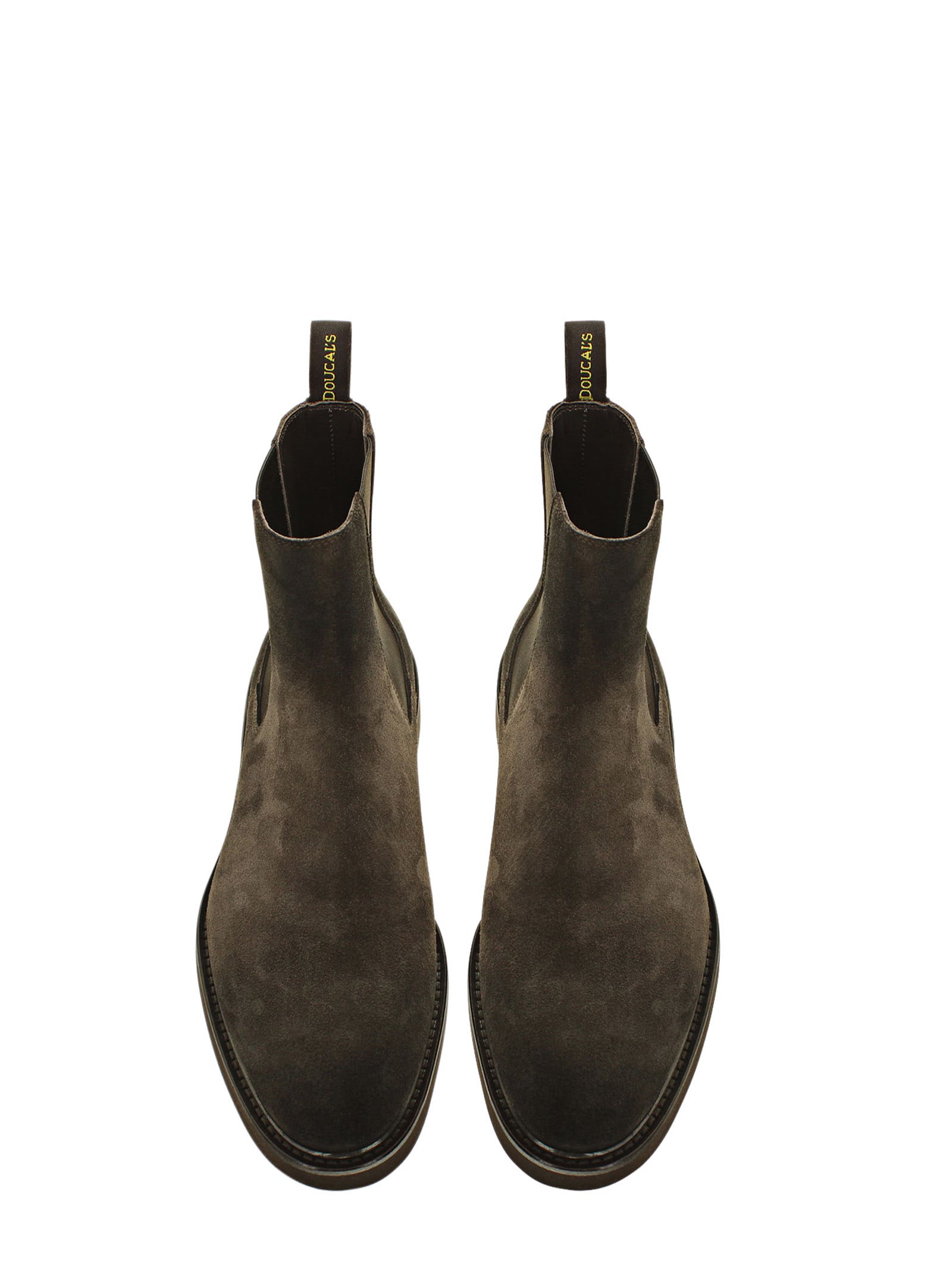 Shop Doucal's Boots In Dark Brown