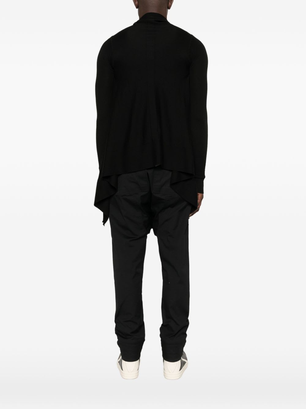 Rick Owens Wool Knitted Cardigan In Black
