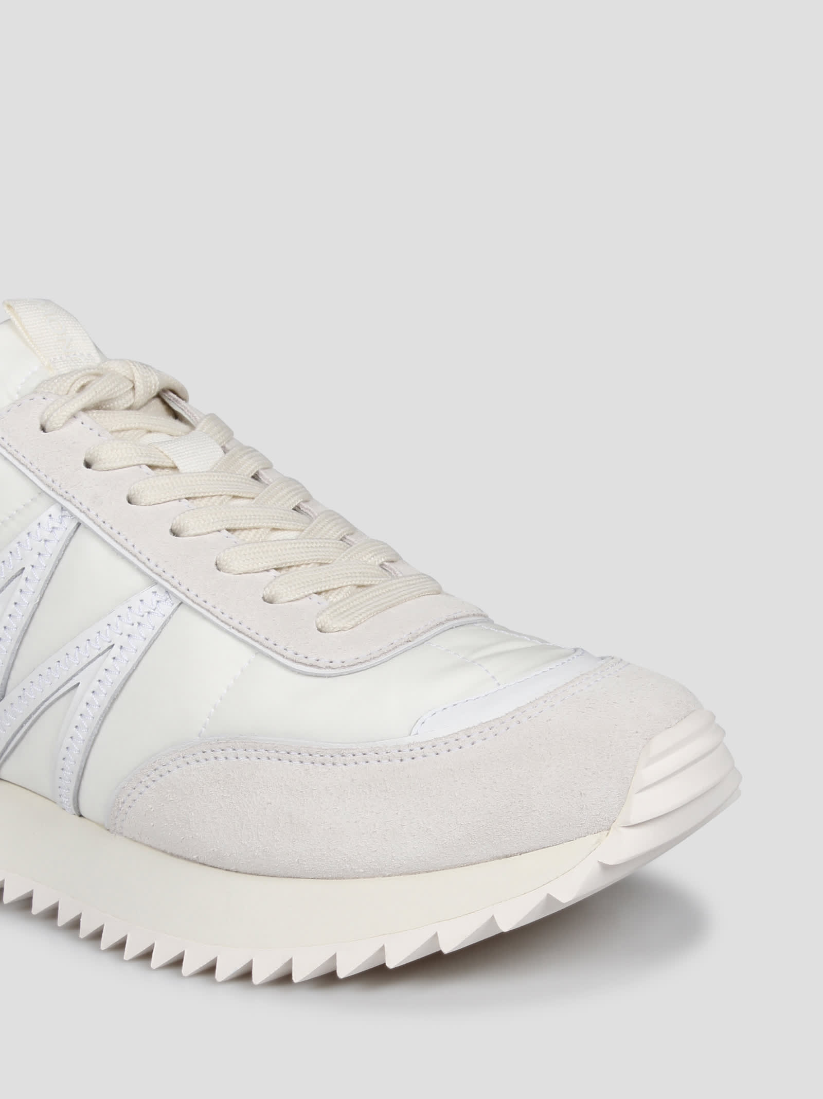 Shop Moncler Pacey Sneakers In White