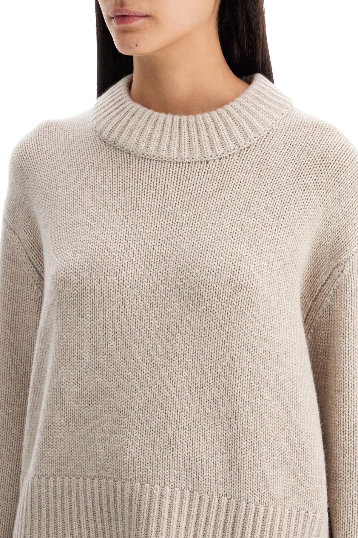 Shop Lisa Yang Cashmere Sony Pullover Sweater In Sand (beige)