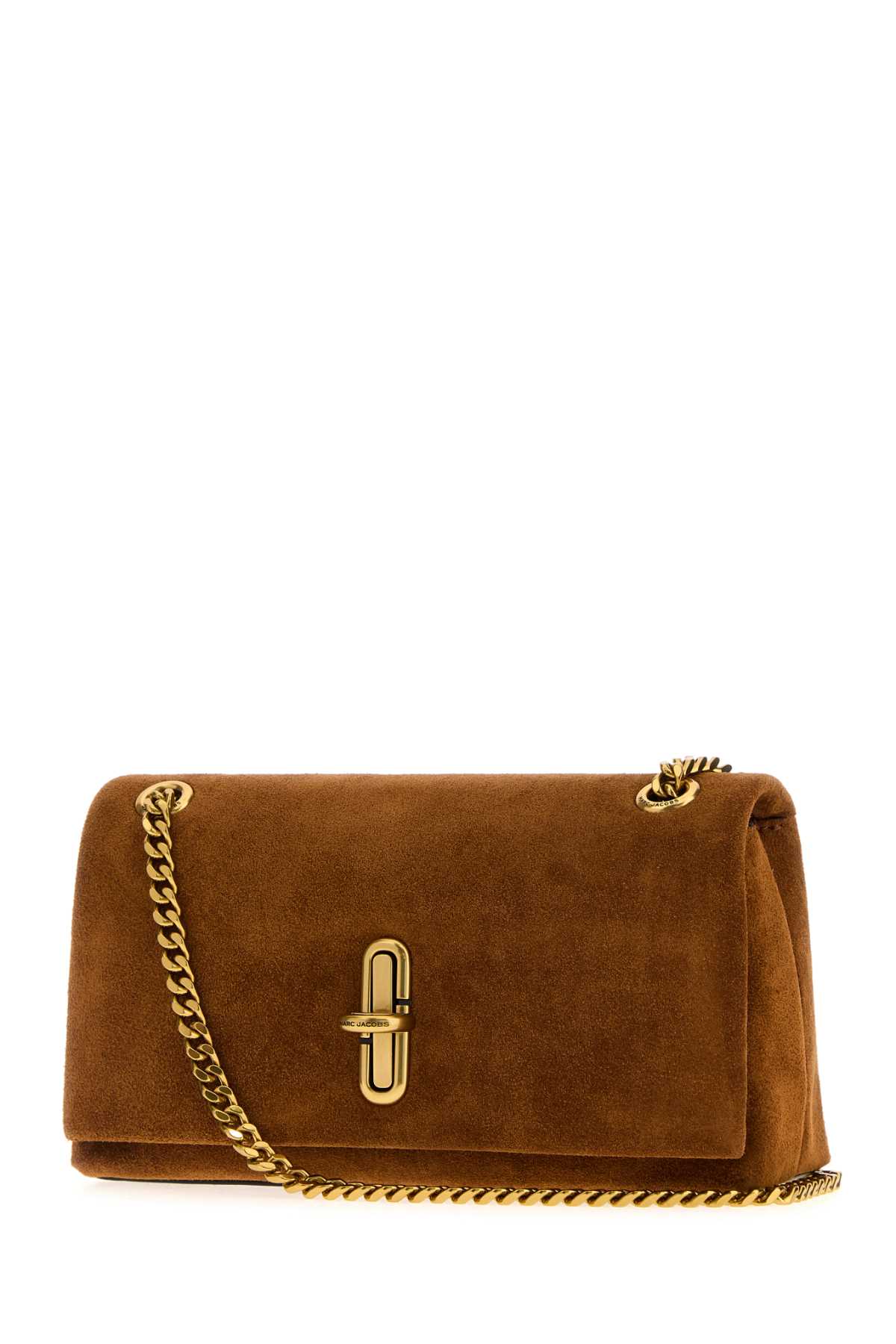Marc Jacobs Caramel Suede Shoulder Bag In Brown