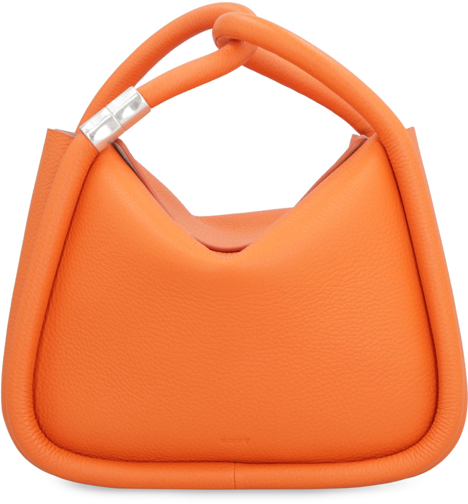 Shop Boyy Wonton 25 Pebble Leather Bag In Orange